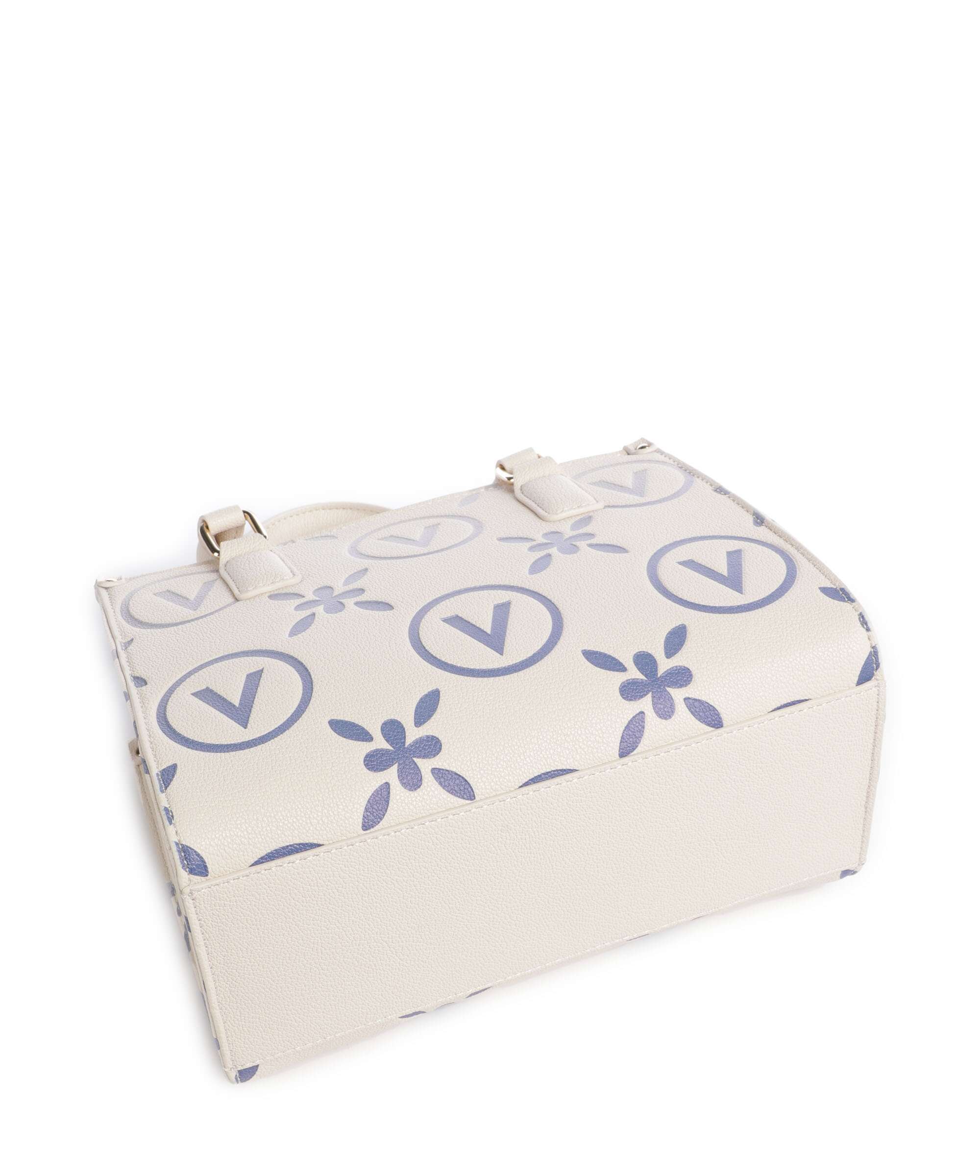 Valentino Bags Samba Re Print Handbag ecru/bluette - Image 4