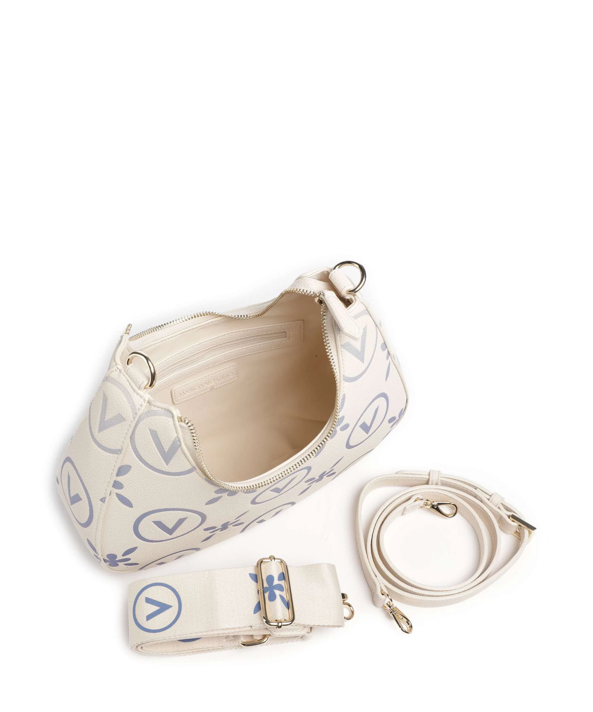 Valentino Bags Samba Re Print Shoulder bag ecru/bluette - Image 4