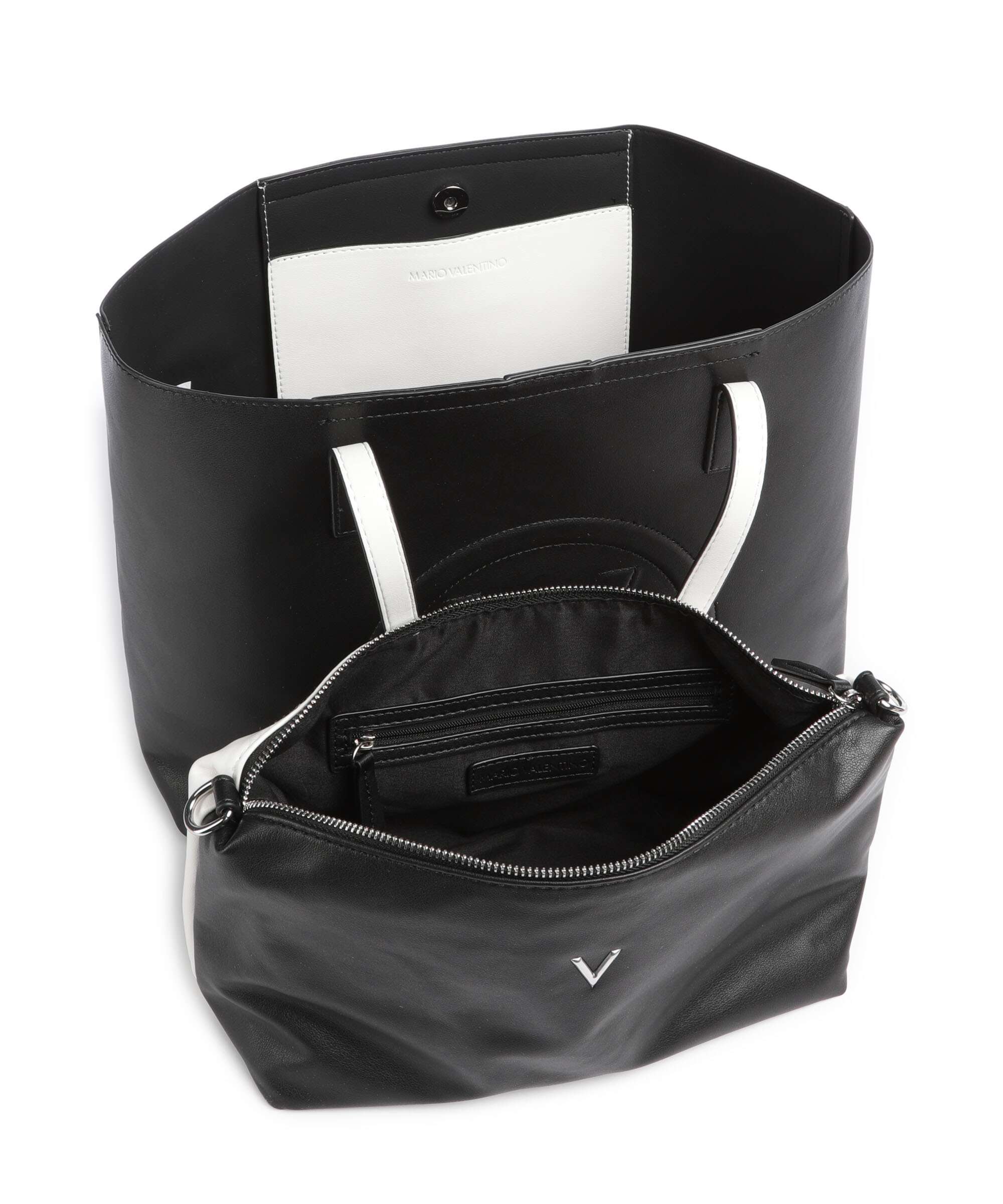 Valentino Bags Selena Re Tote bag nero/bianco - Image 5