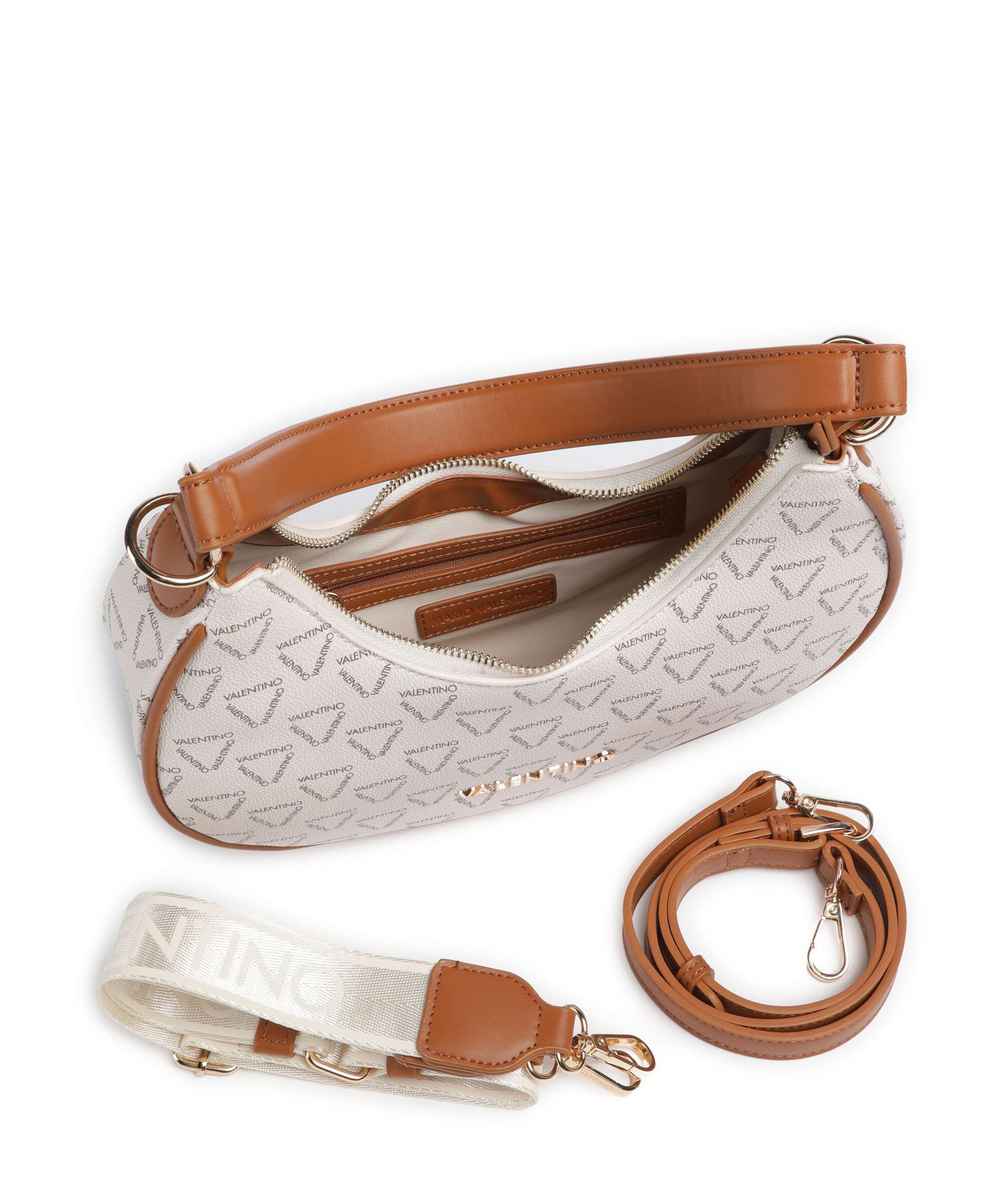 Valentino Bags Shelby Shoulder bag bianco/cuoio - Image 5