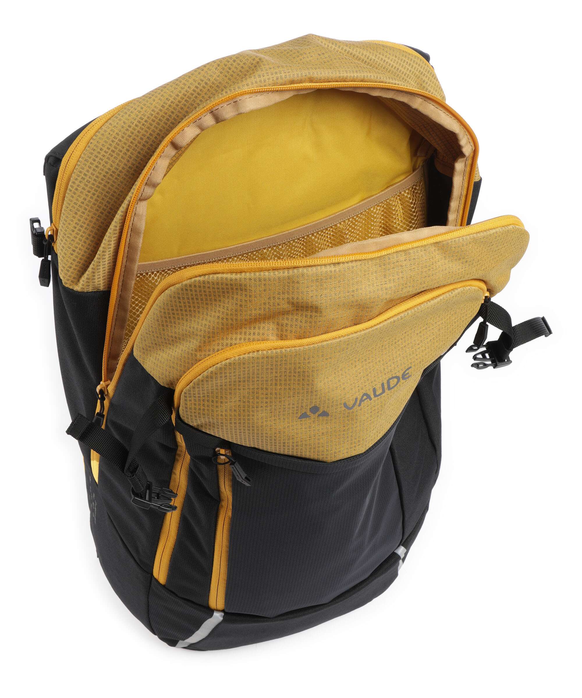 Vaude Cycle II 28 QMR 2.0 Bike pannier burnt yellow - Image 5