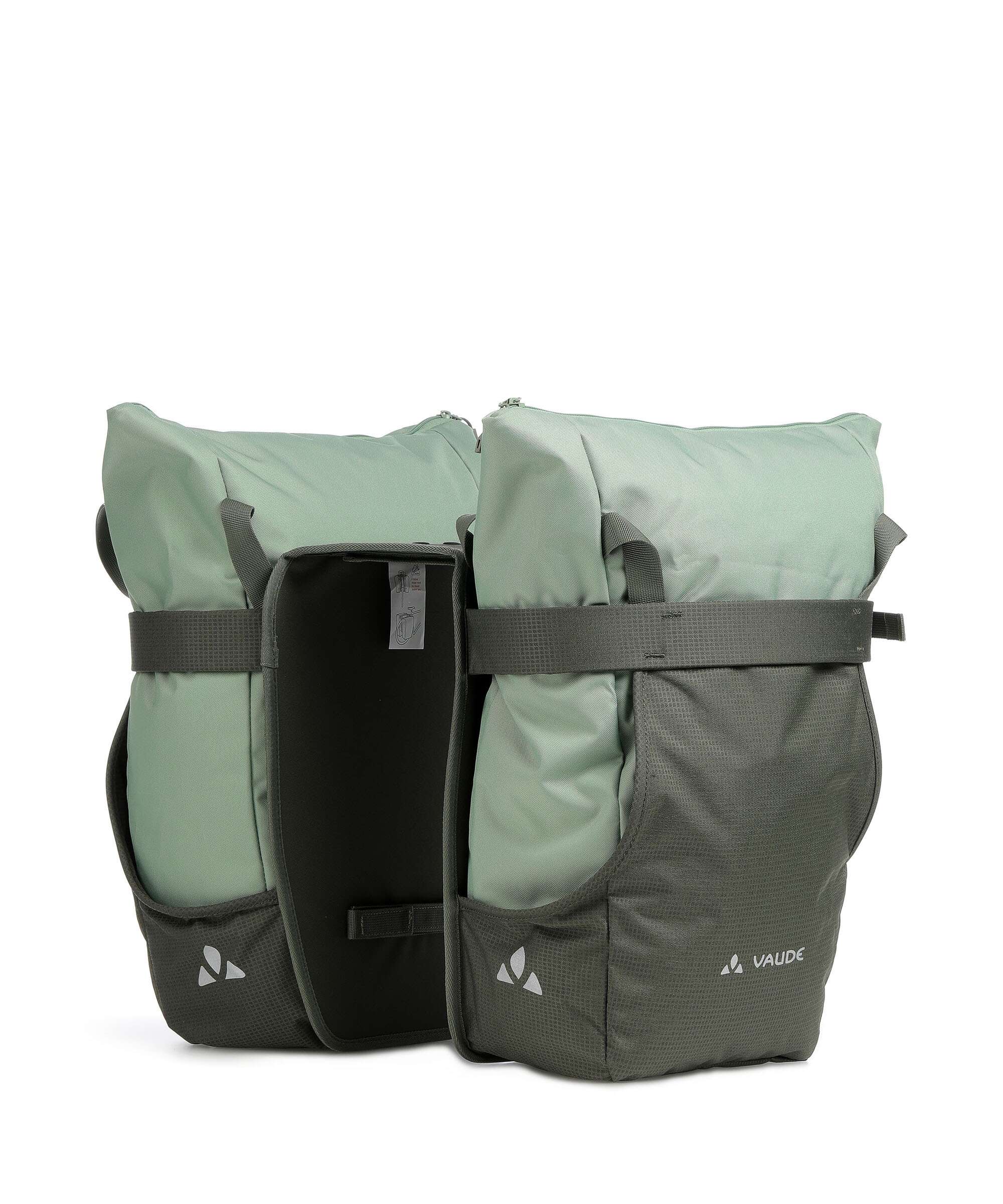 Vaude urban TwinShopper Bike pannier willow green - Image 2