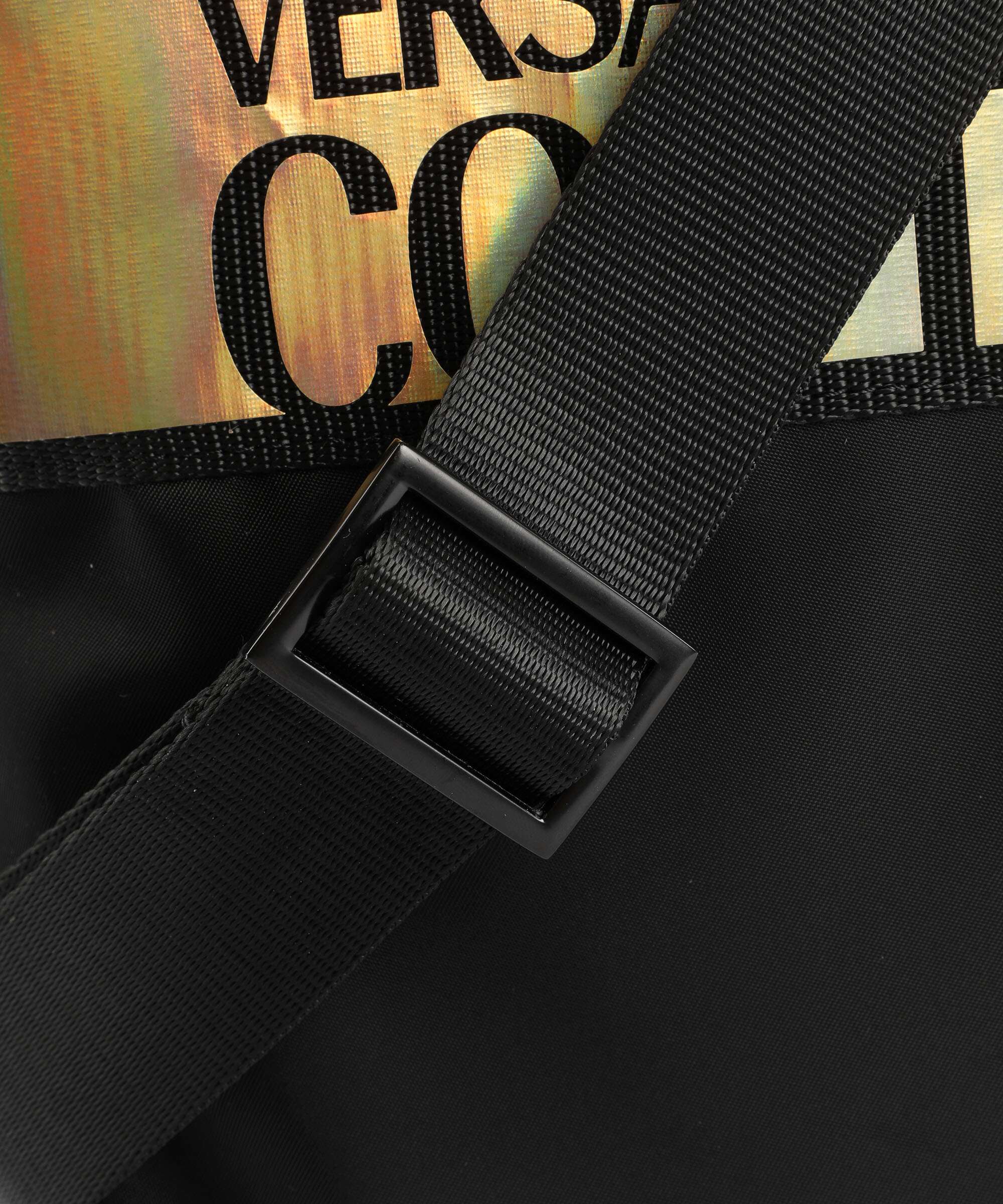 Versace Jeans Couture Iconic Logo Crossbody bag black/gold - Image 4