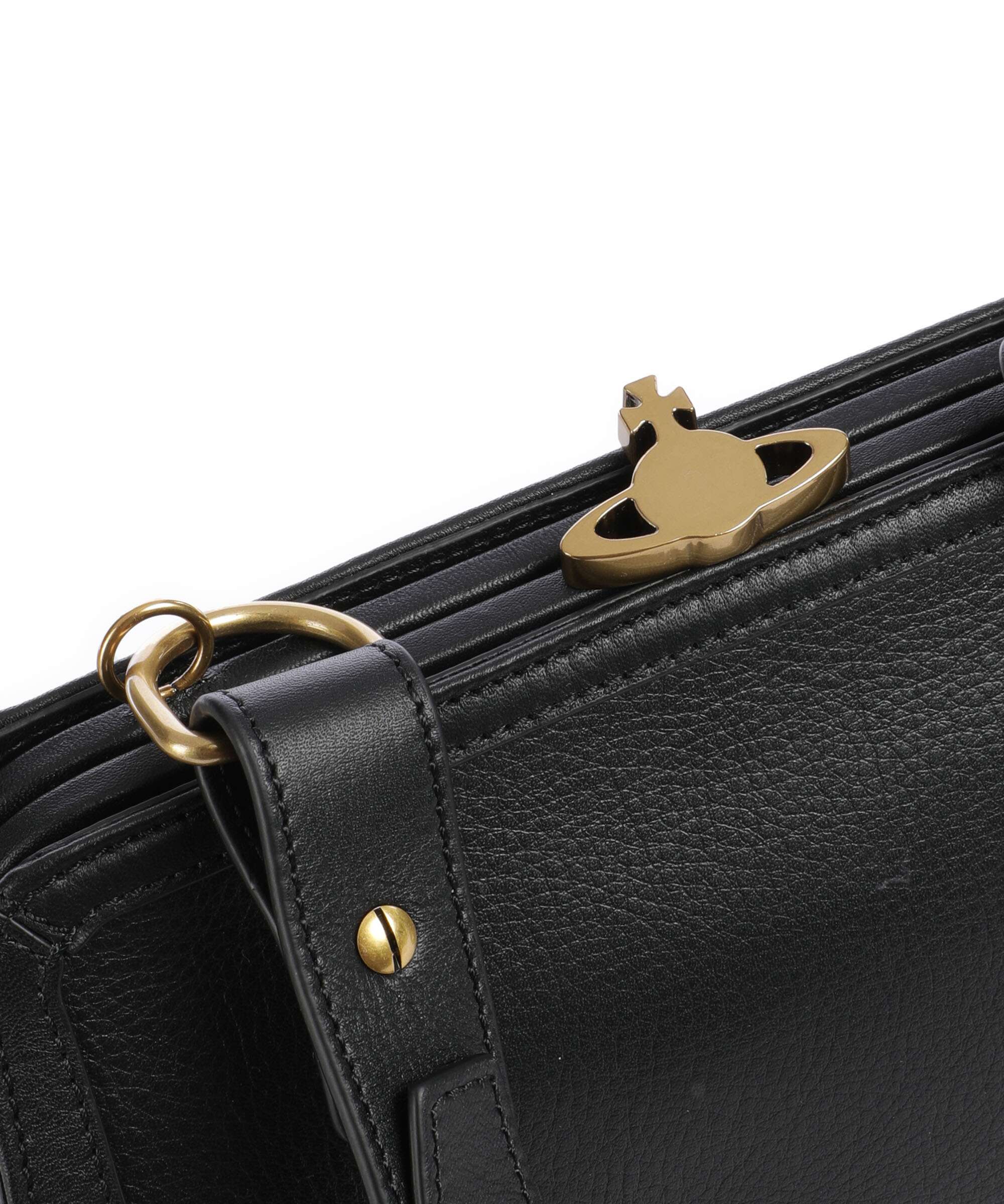 Vivienne Westwood Ascot Frame Aniline Crossbody bag black - Image 5