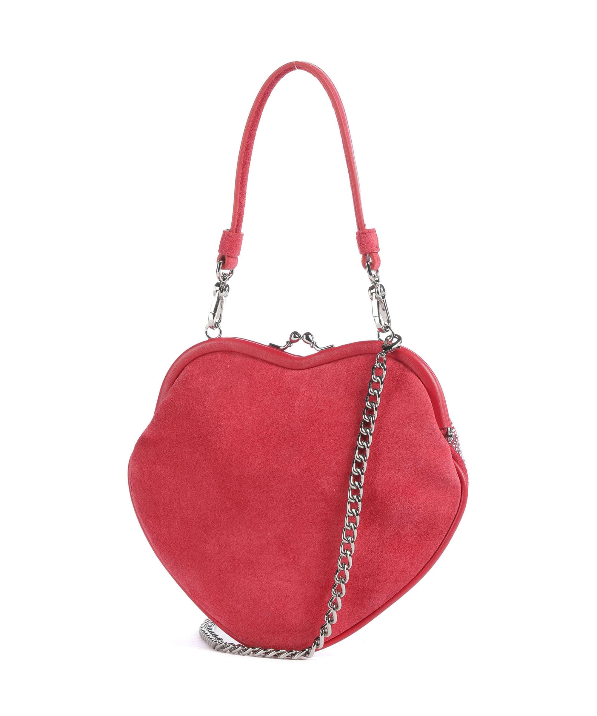 Vivienne Westwood Belle Heart Frame Diamante Crossbody bag pink - Image 2