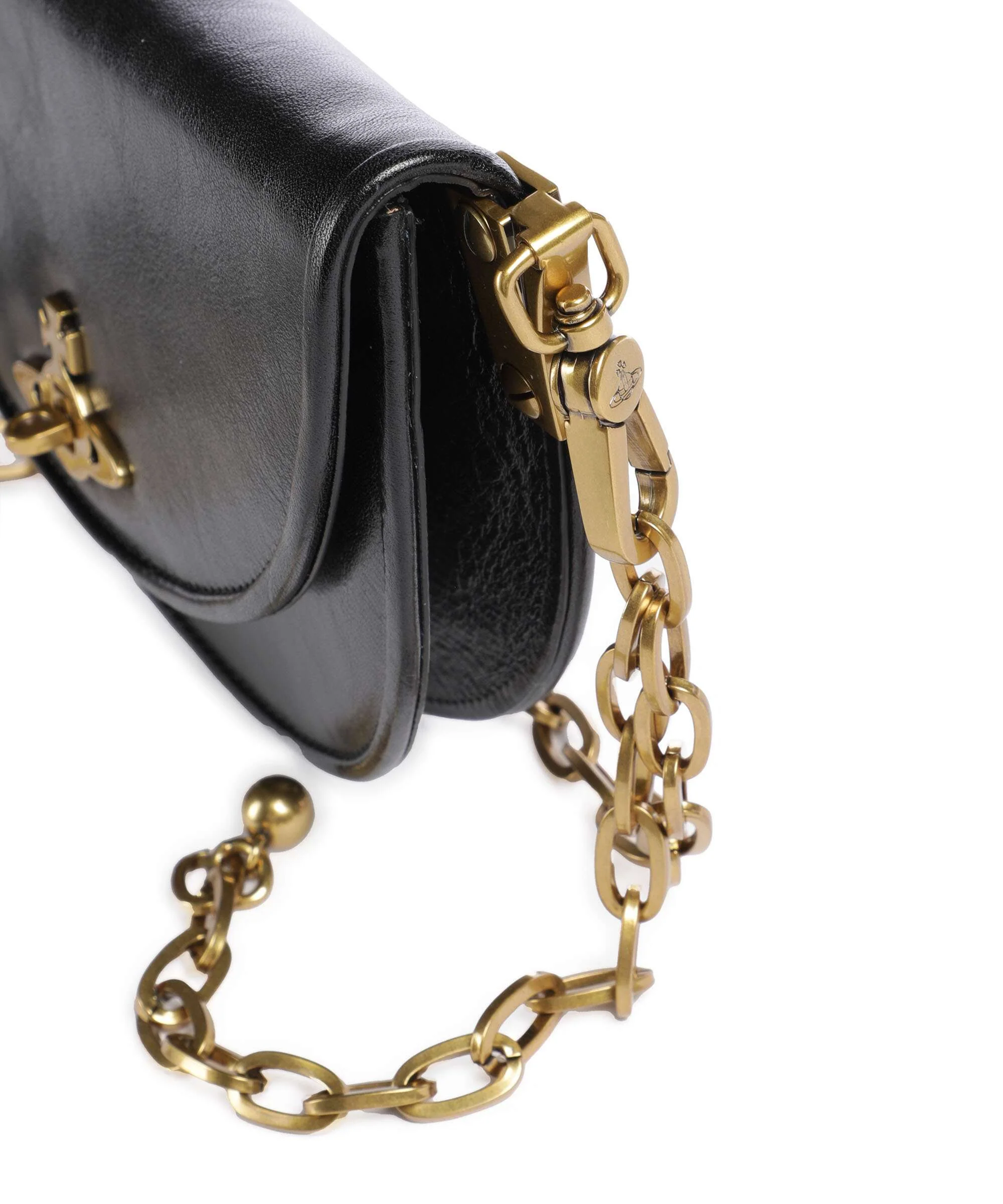 Vivienne Westwood Bonnie Polished Crossbody bag black - Image 4