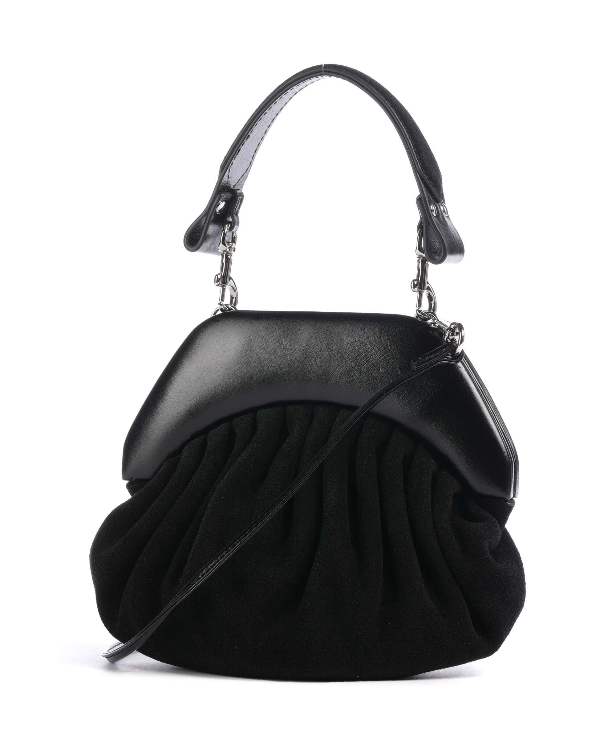 Vivienne Westwood Brooke Suede Handbag black - Image 2
