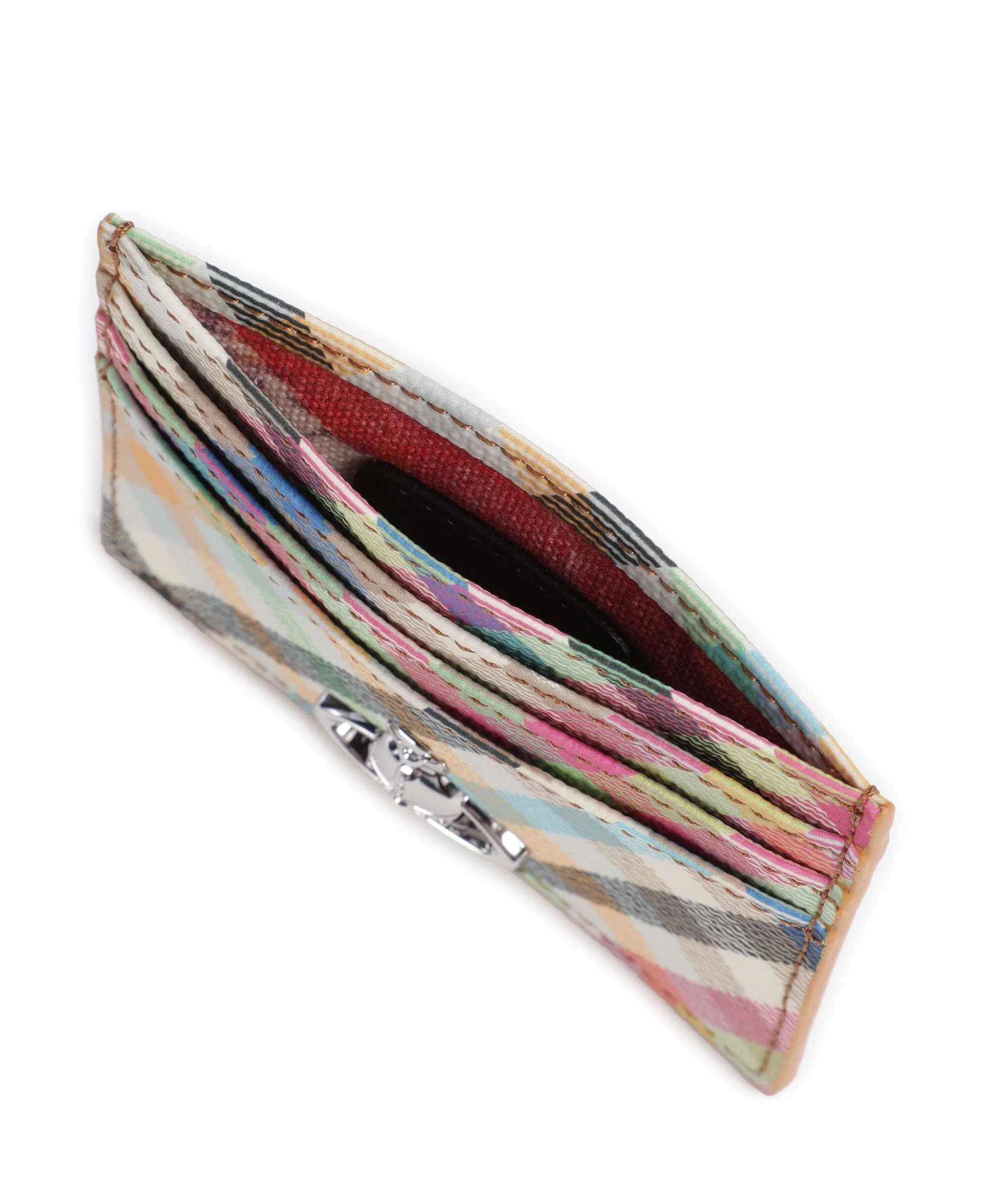 Vivienne Westwood Buccia D'Arancia Credit card holder heather plaid - Image 4