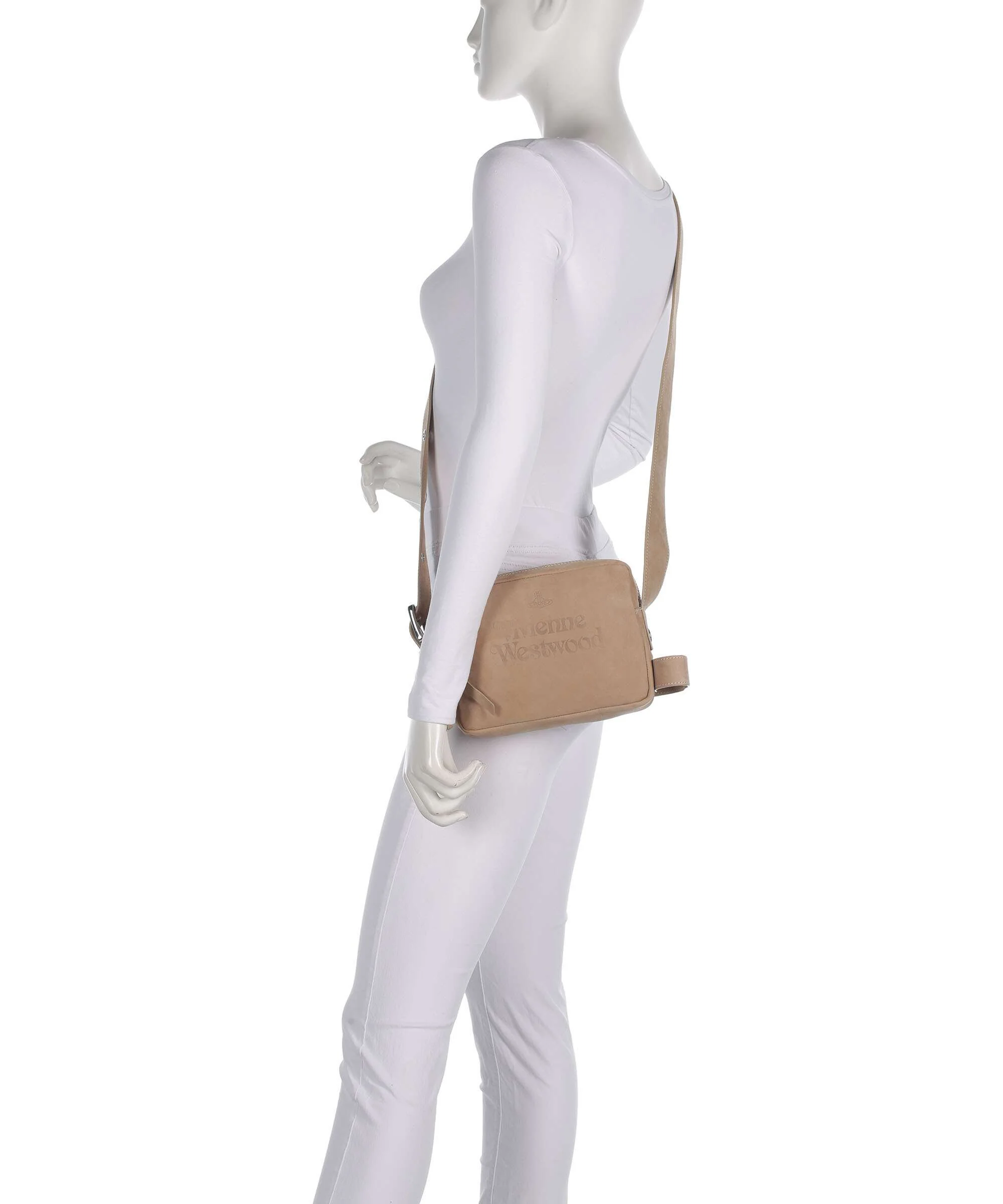 Vivienne Westwood Carrie Crossbody bag beige - Image 3