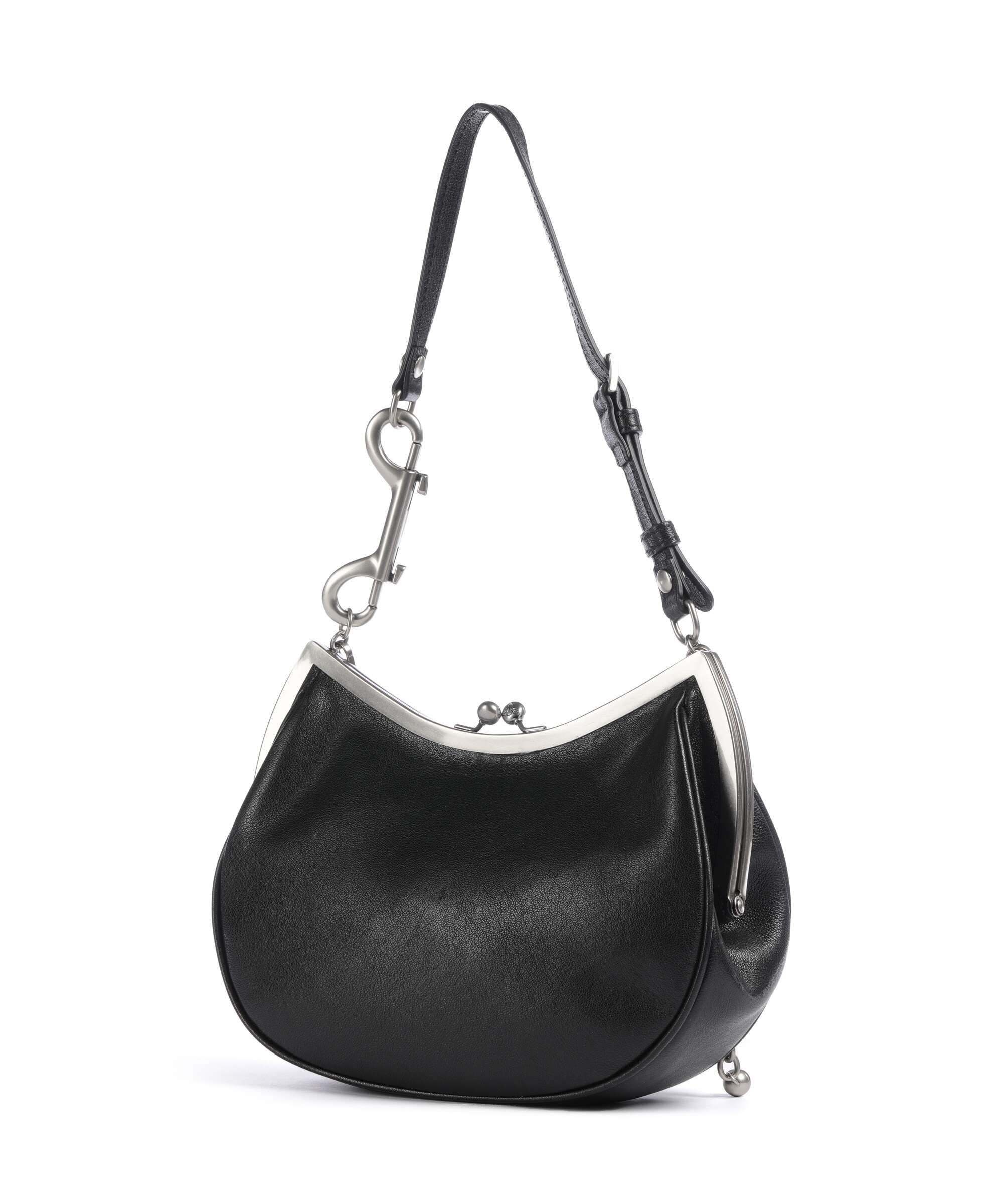 Vivienne Westwood Charm Frame Supple Shoulder bag black/dark silver - Image 2