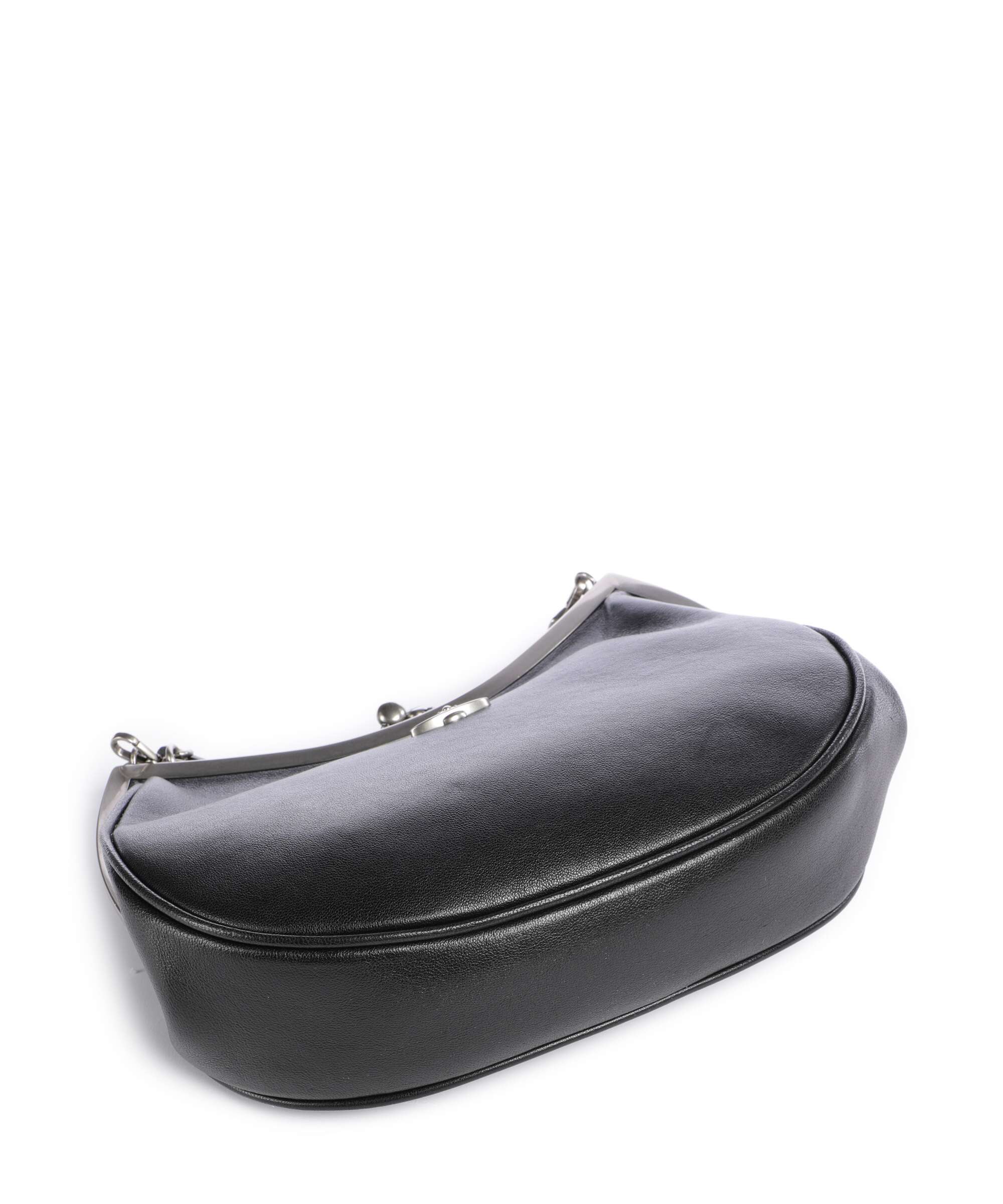 Vivienne Westwood Charm Frame Supple Shoulder bag black/dark silver - Image 5
