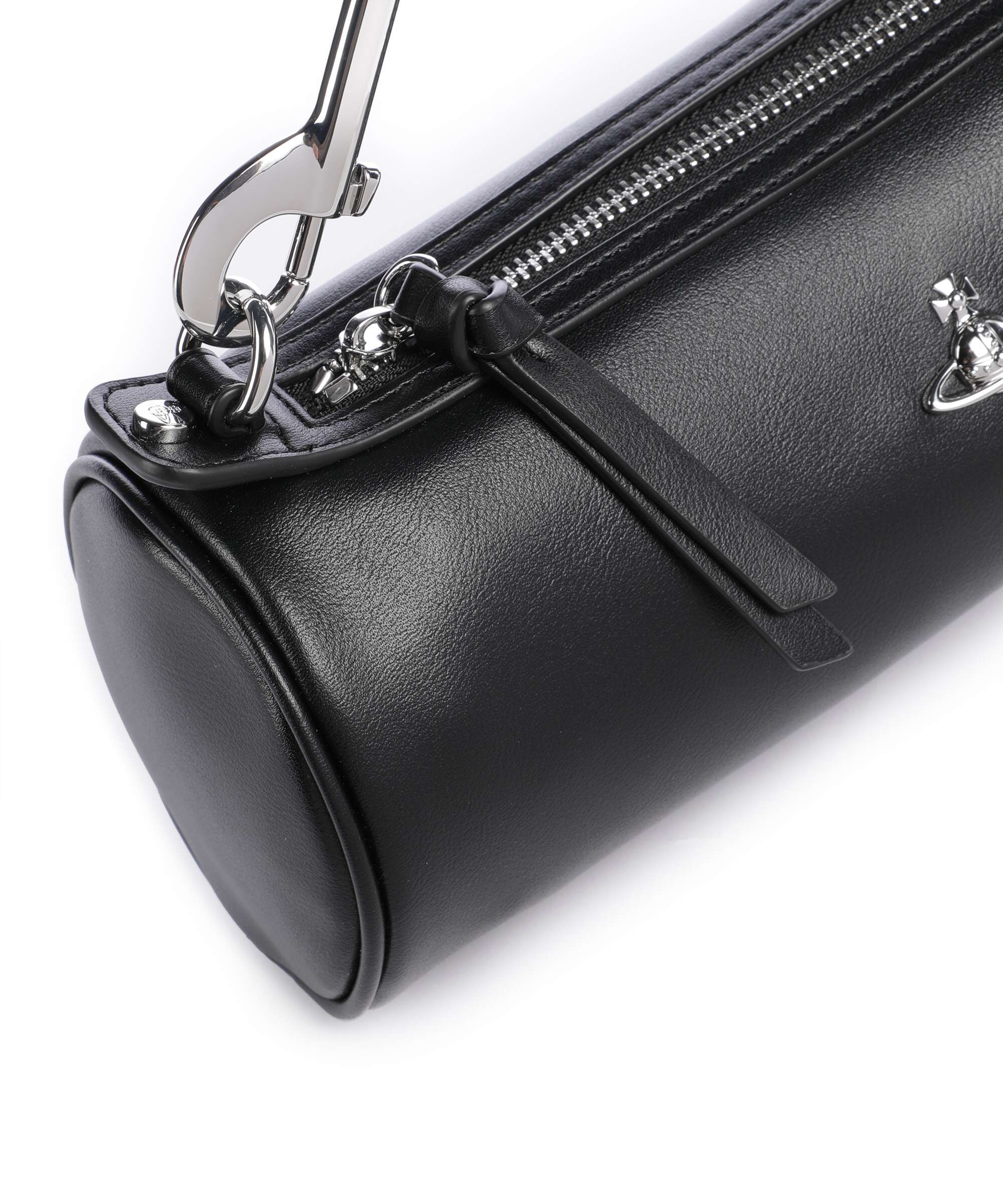 Vivienne Westwood Cindy Cylinder Smooth Shoulder bag black - Image 4