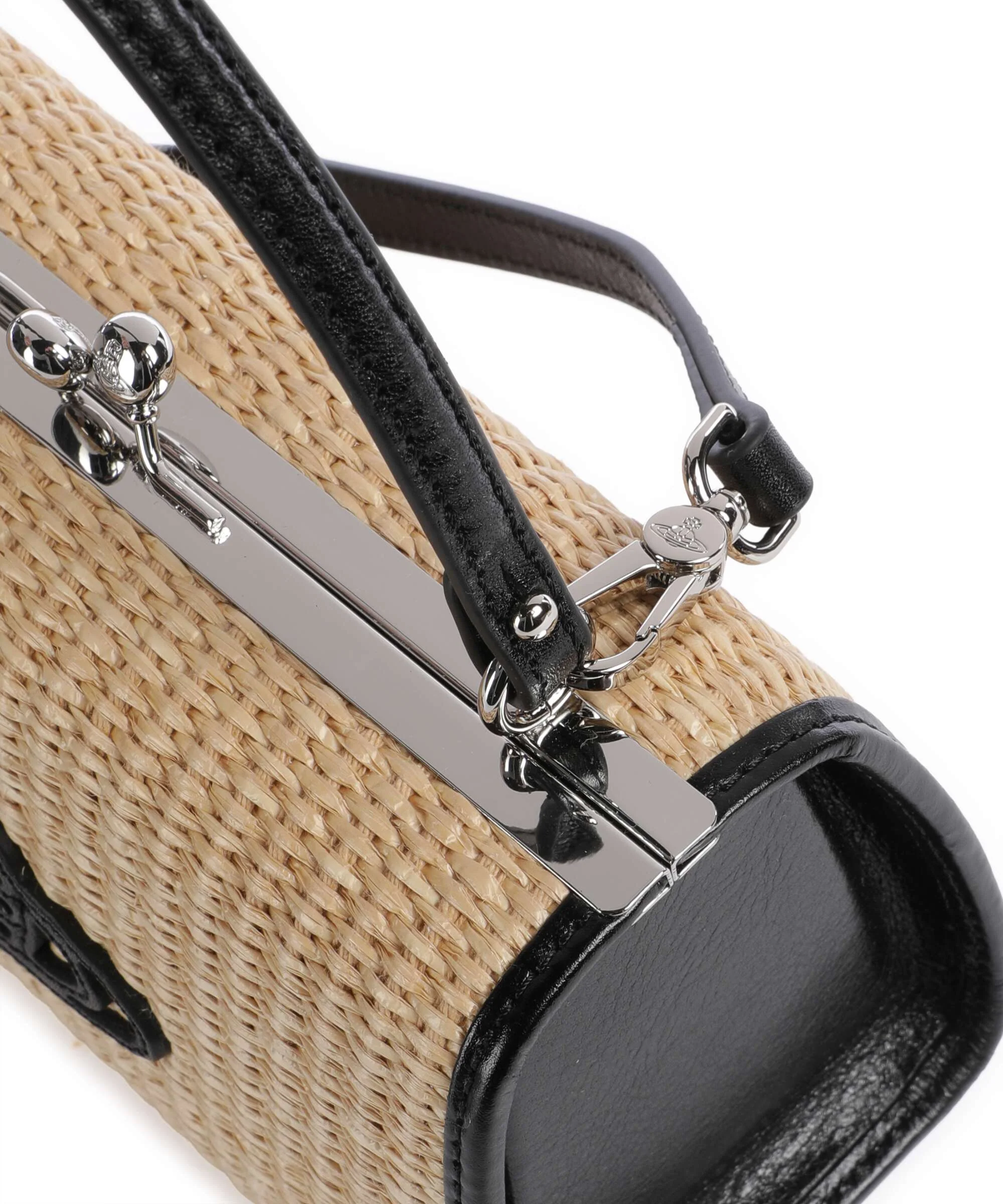 Vivienne Westwood Doll Frame XL Handbag natural - Image 4