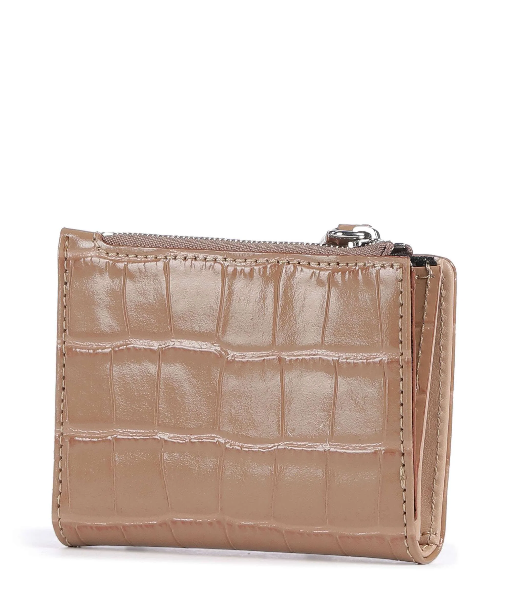 Vivienne Westwood Embossed Croc Slim Wallet dusty pink - Image 3