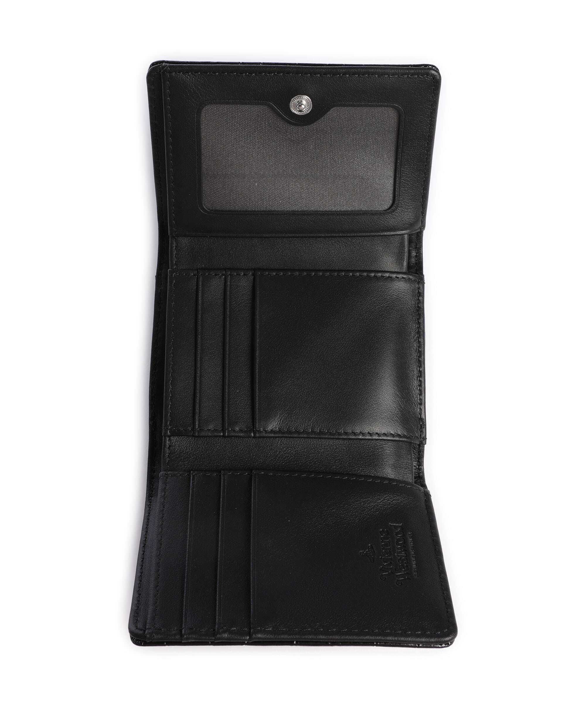 Vivienne Westwood Frame Embossed Croc Small Wallet black - Image 2