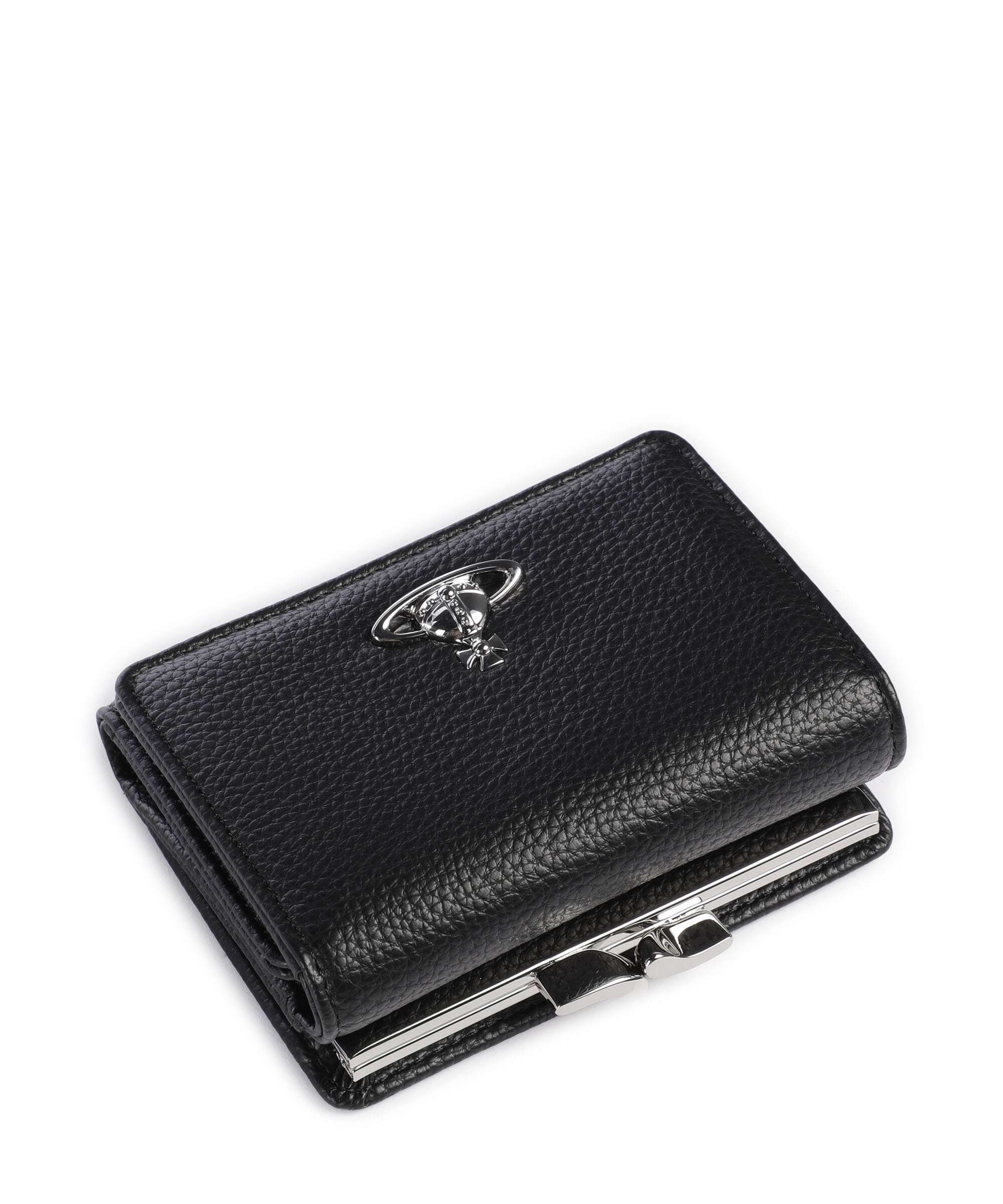 Vivienne Westwood Frame Grain Small Wallet black - Image 5