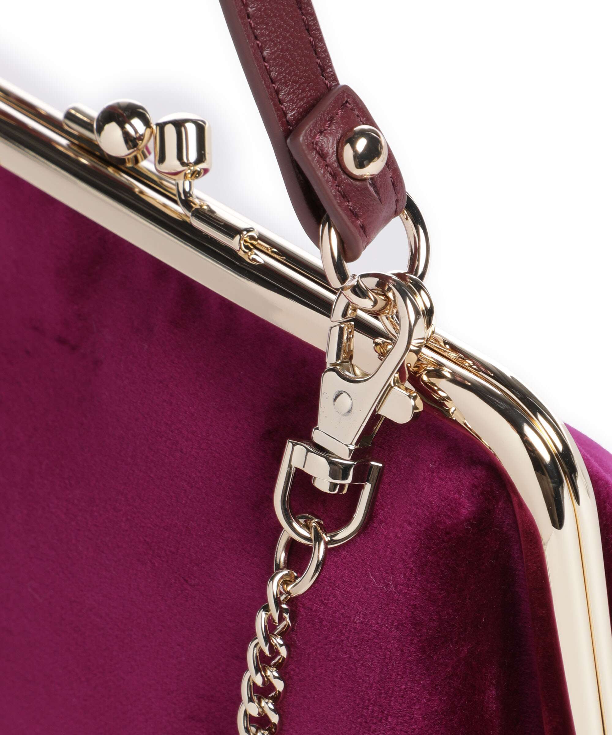 Vivienne Westwood Granny Frame Velvet Crossbody bag purple - Image 4