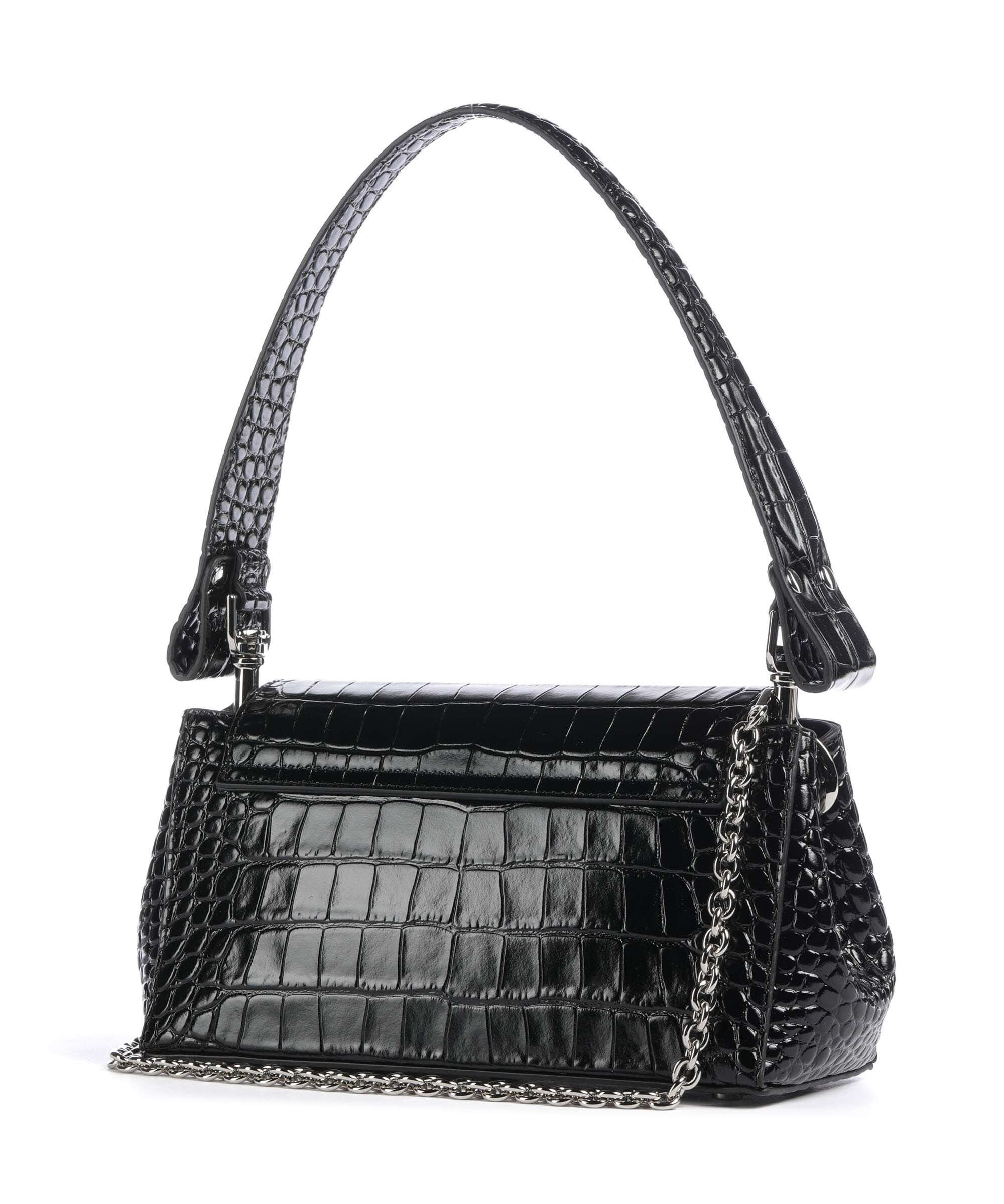 Vivienne Westwood Hazel Embossed Croc Medium Shoulder bag black - Image 2