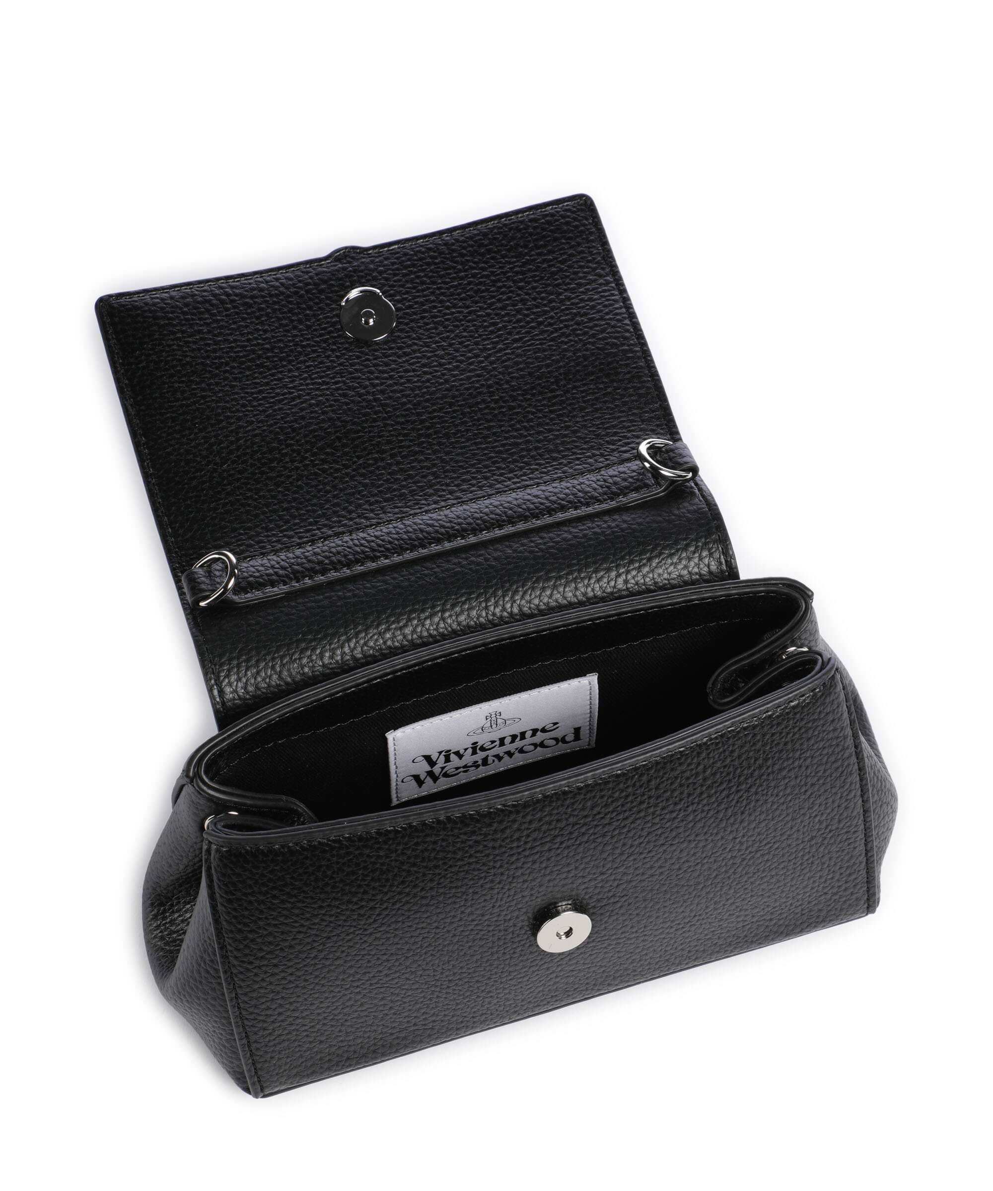 Vivienne Westwood Hazel Grain Small Shoulder bag black - Image 6