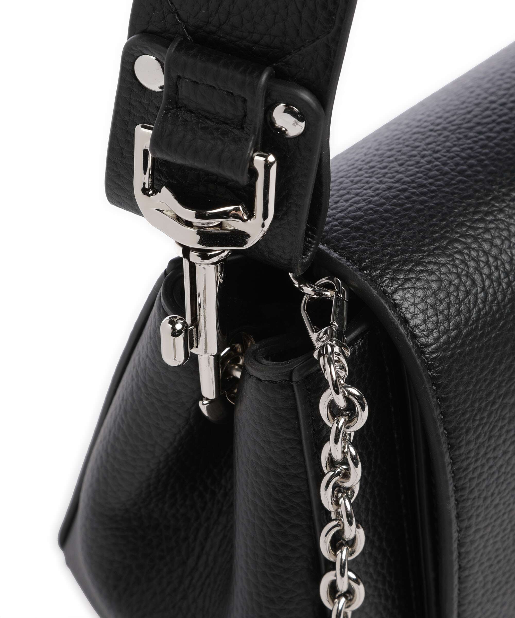 Vivienne Westwood Hazel Re-Vegan Grain Medium Shoulder bag black - Image 4