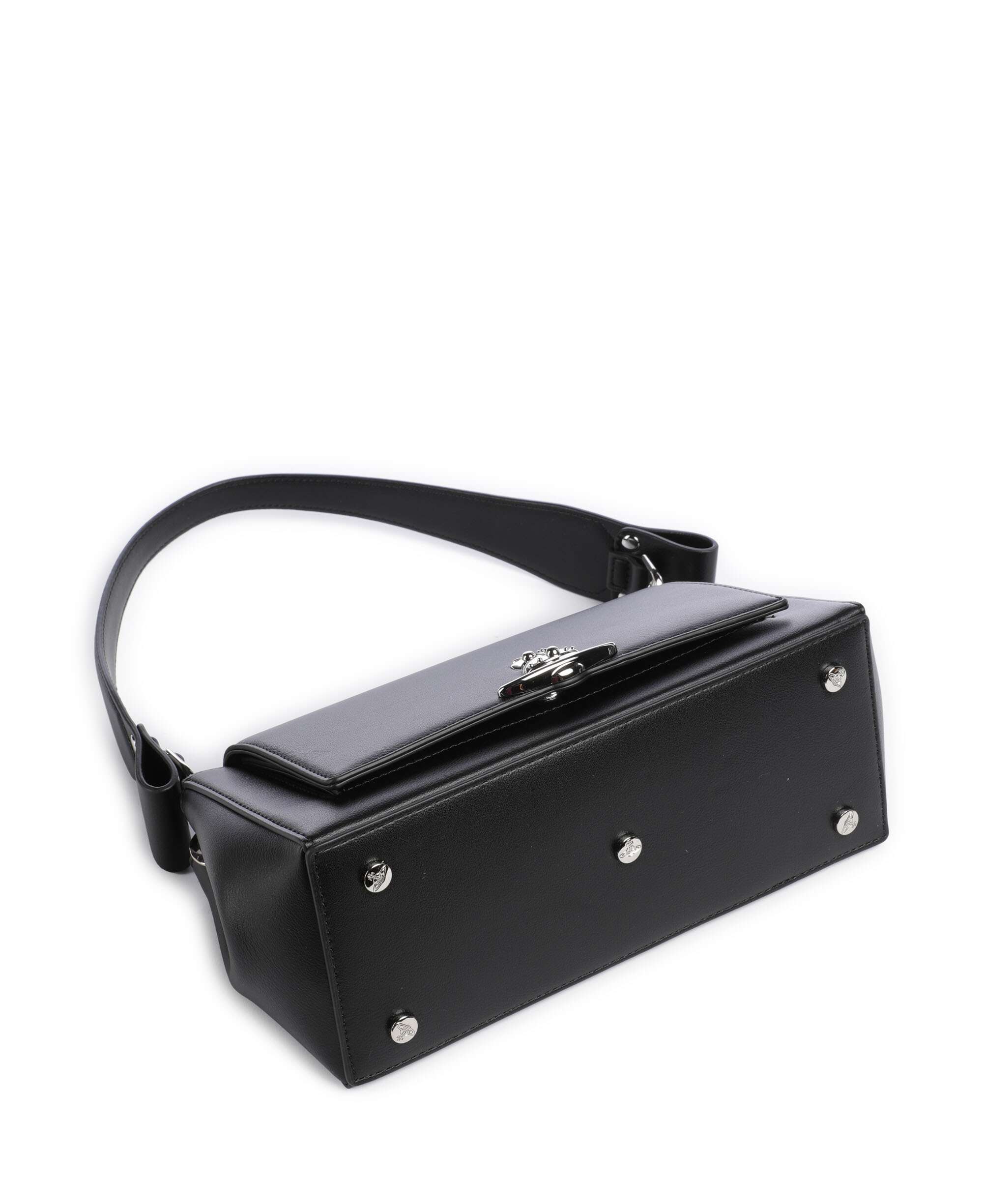 Vivienne Westwood Hazel Smooth Medium Shoulder bag black - Image 6