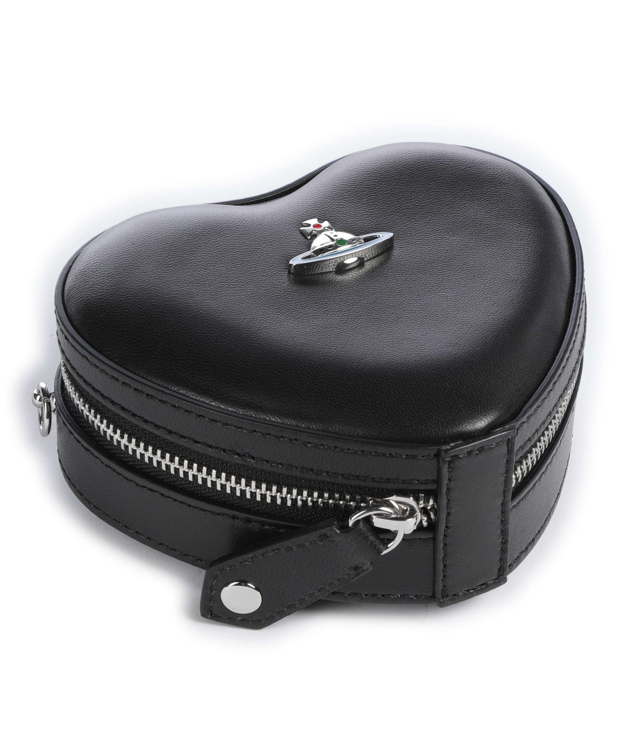 Vivienne Westwood Heart Nappa Mini Crossbody bag black - Image 5