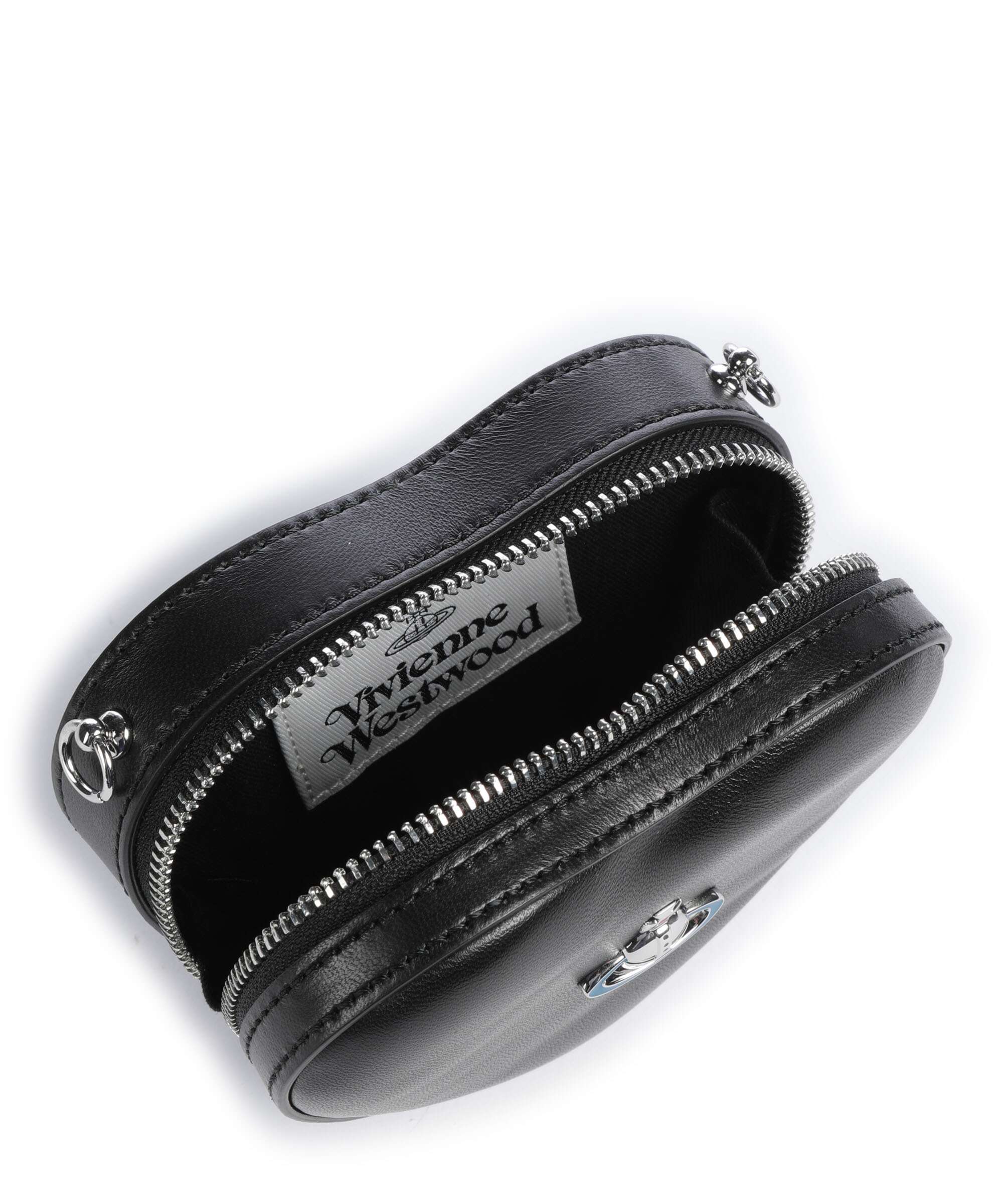 Vivienne Westwood Heart Nappa Mini Crossbody bag black - Image 6