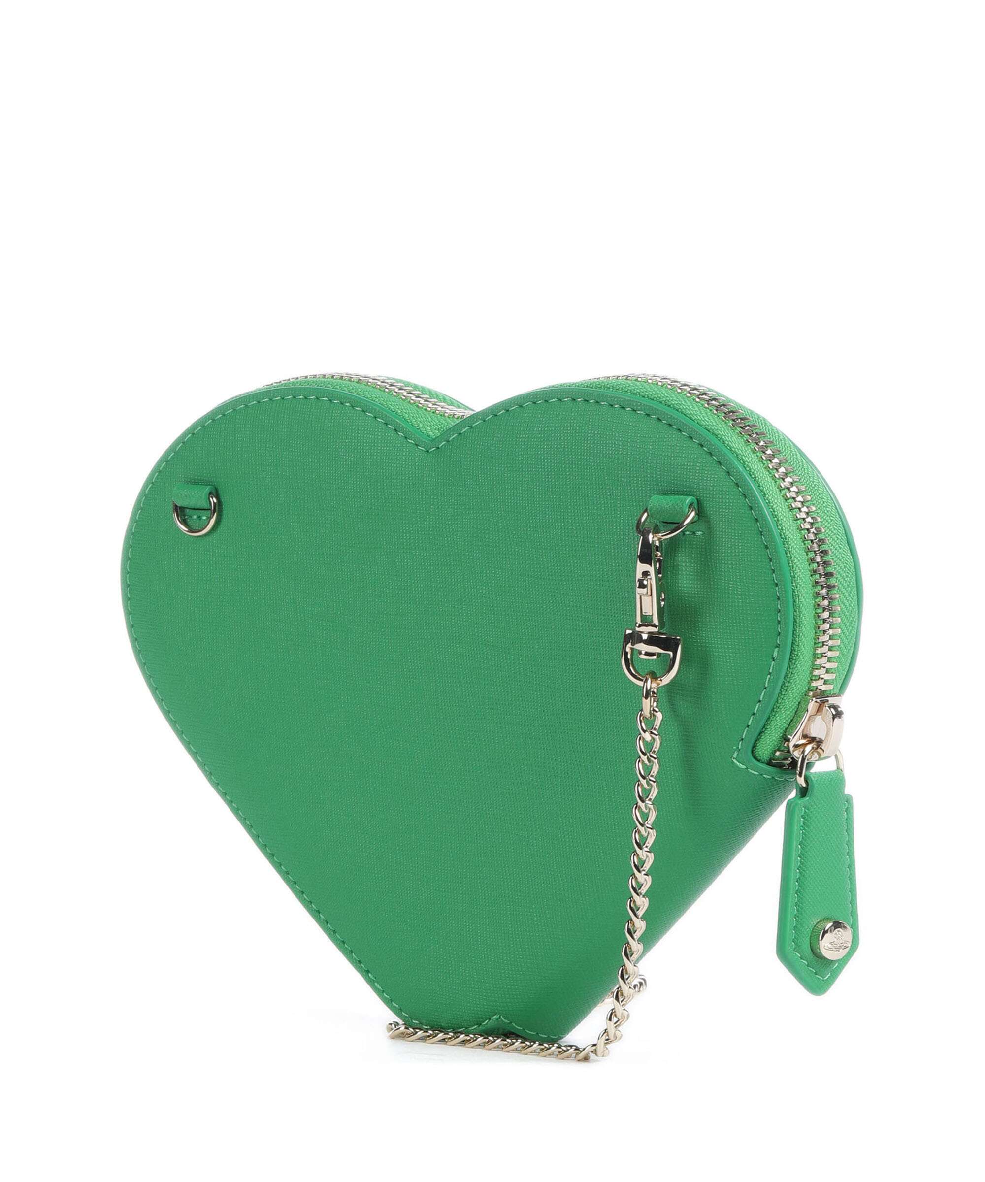 Vivienne Westwood Heart Saffiano Biogreen Crossbody bag bright green - Image 2
