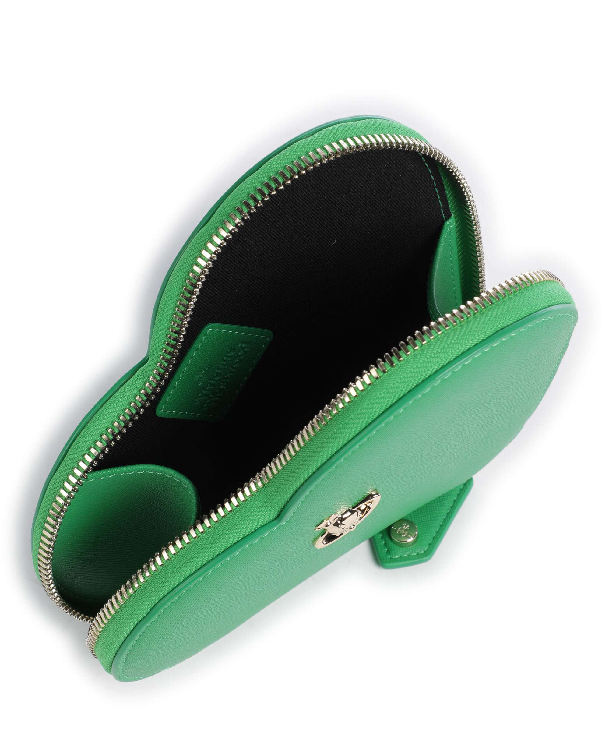 Vivienne Westwood Heart Saffiano Biogreen Crossbody bag bright green - Image 6