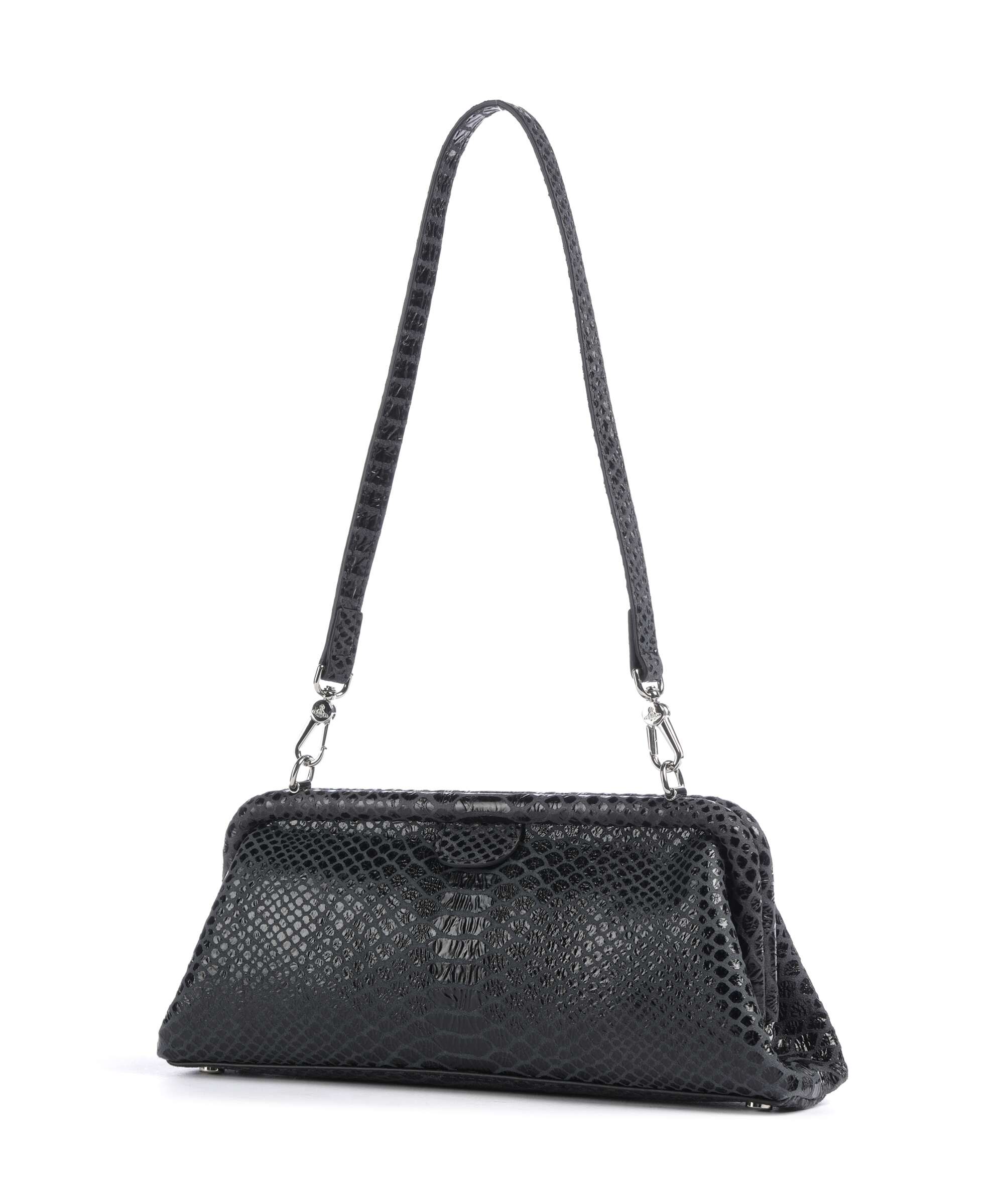 Vivienne Westwood Jane Snake Effect Shoulder bag dark grey - Image 2
