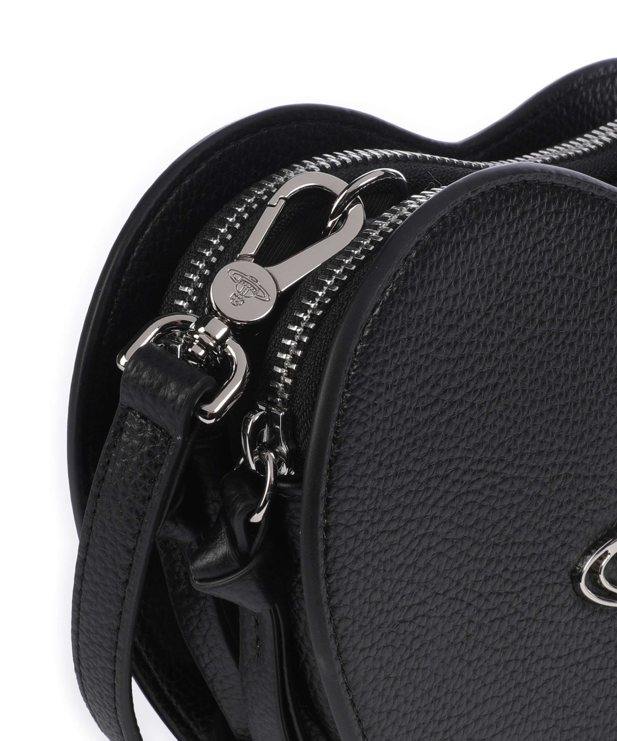 Vivienne Westwood Louise Heart Grain Crossbody bag black - Image 4