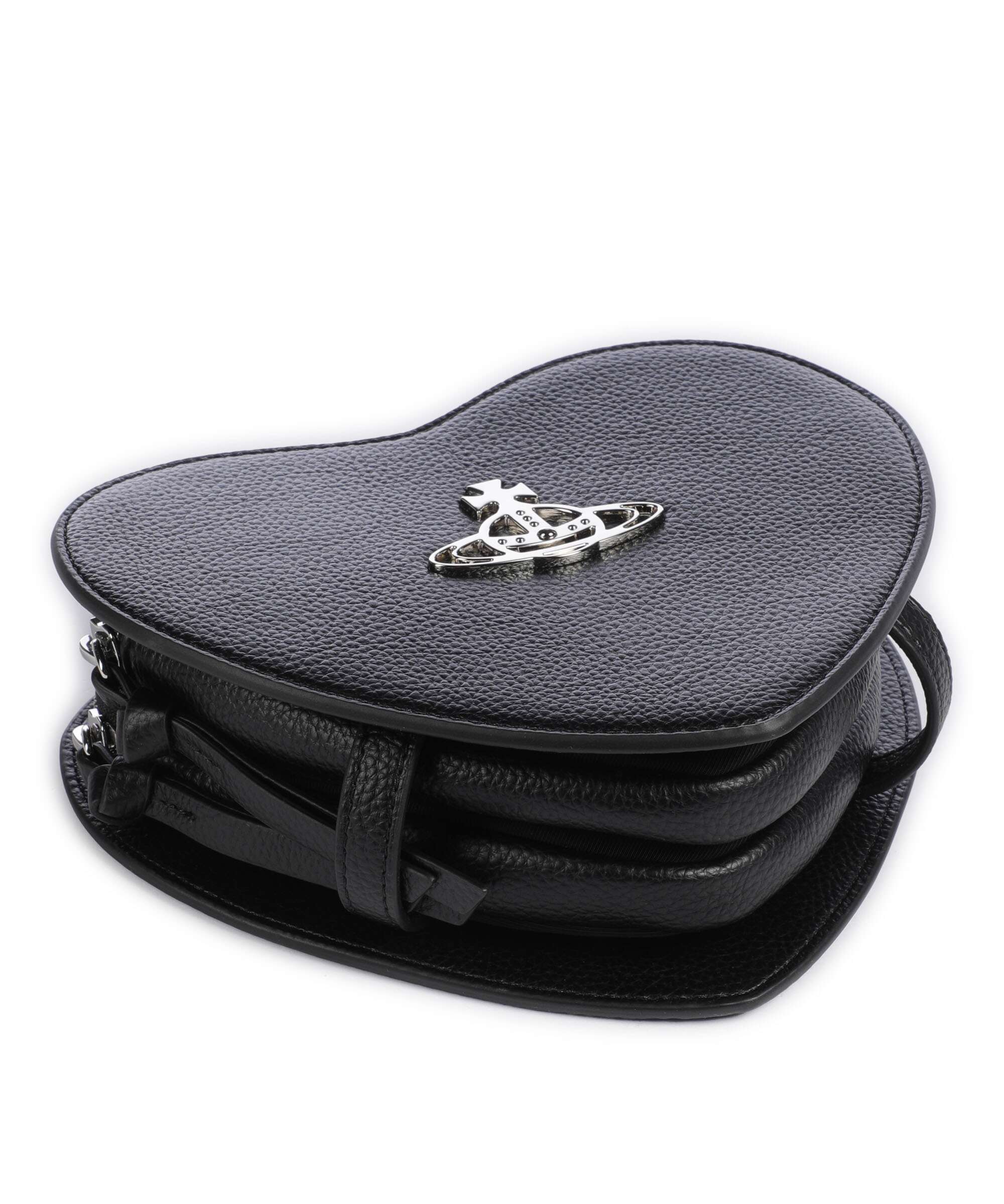 Vivienne Westwood Louise Heart Grain Crossbody bag black - Image 5
