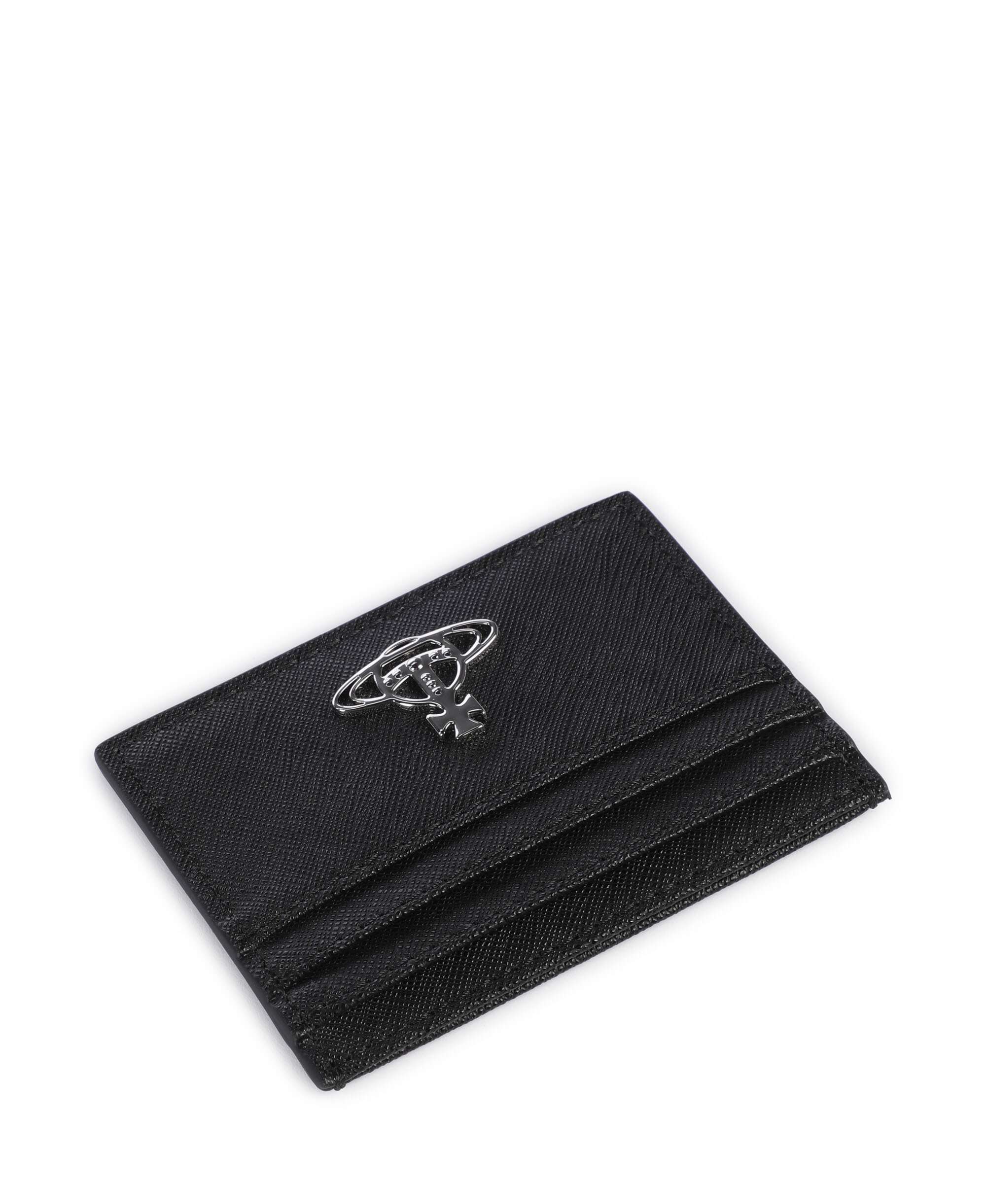 Vivienne Westwood Saffiano Credit card holder black - Image 3