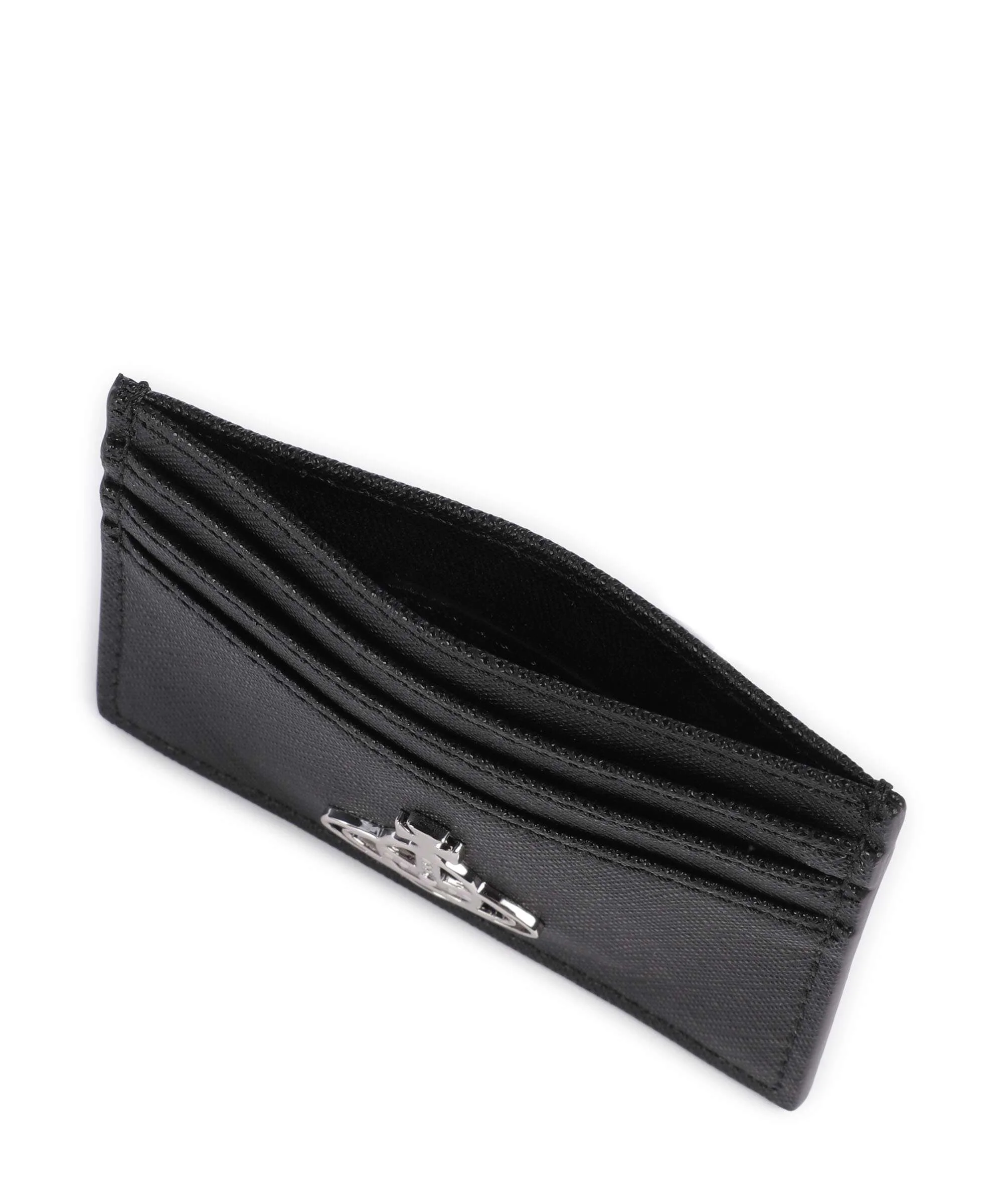 Vivienne Westwood Saffiano Credit card holder black - Image 4