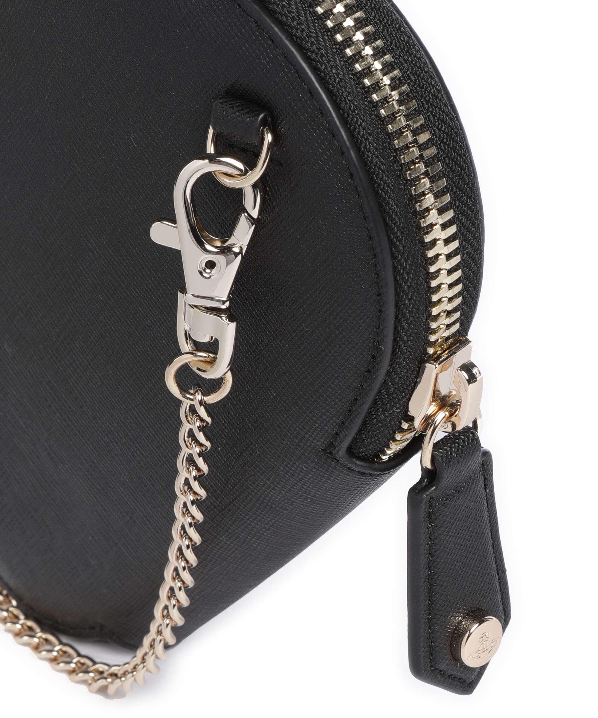 Vivienne Westwood Saffiano Heart Crossbody bag black - Image 4