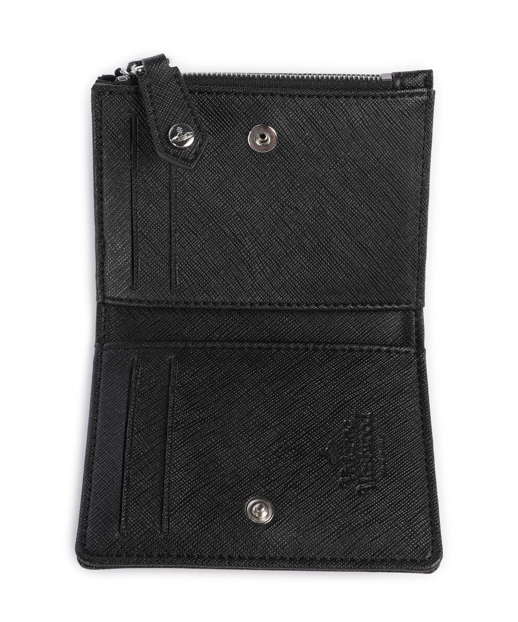 Vivienne Westwood Saffiano Plain Slim Credit card holder black - Image 2