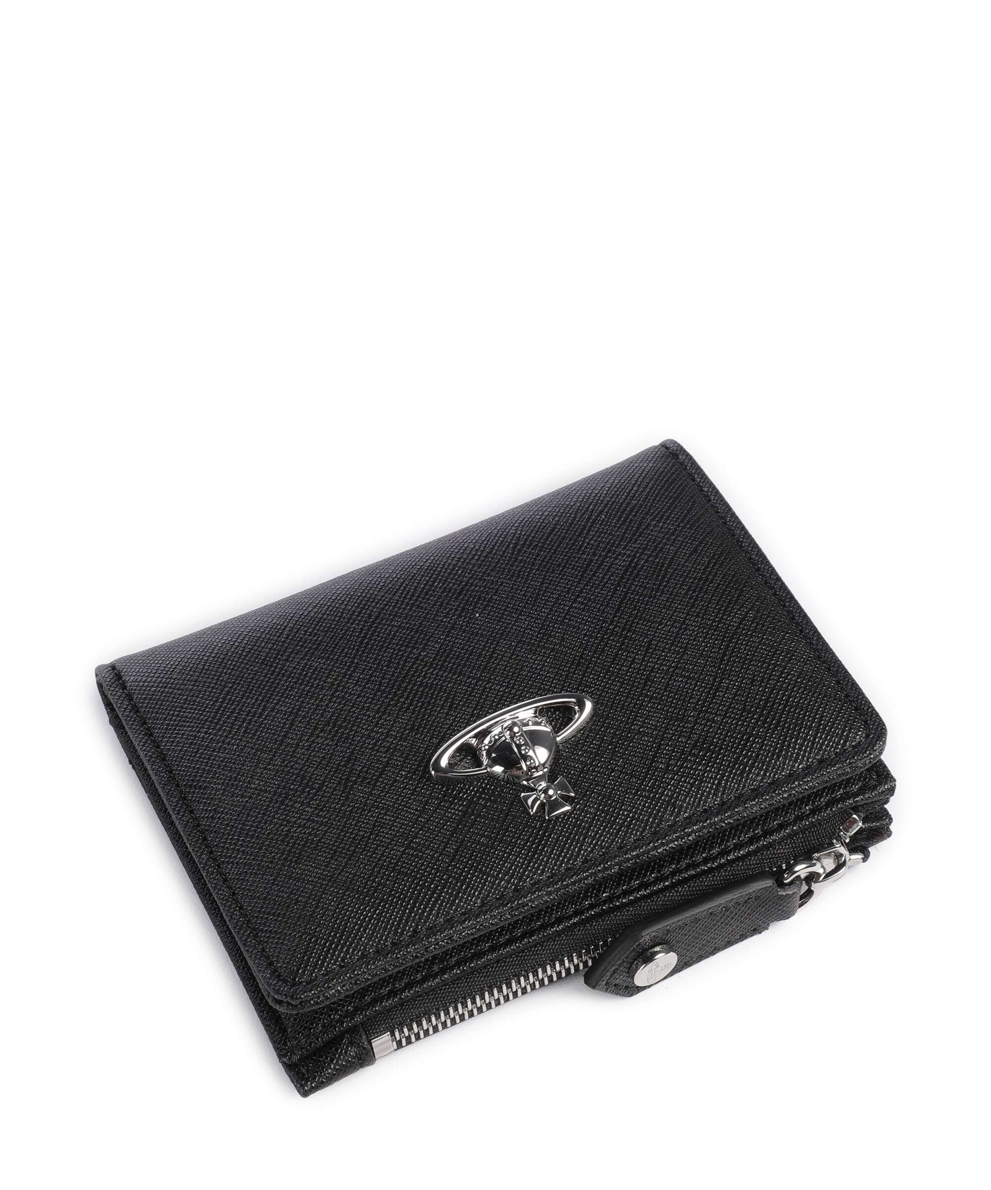 Vivienne Westwood Saffiano Plain Slim Credit card holder black - Image 4