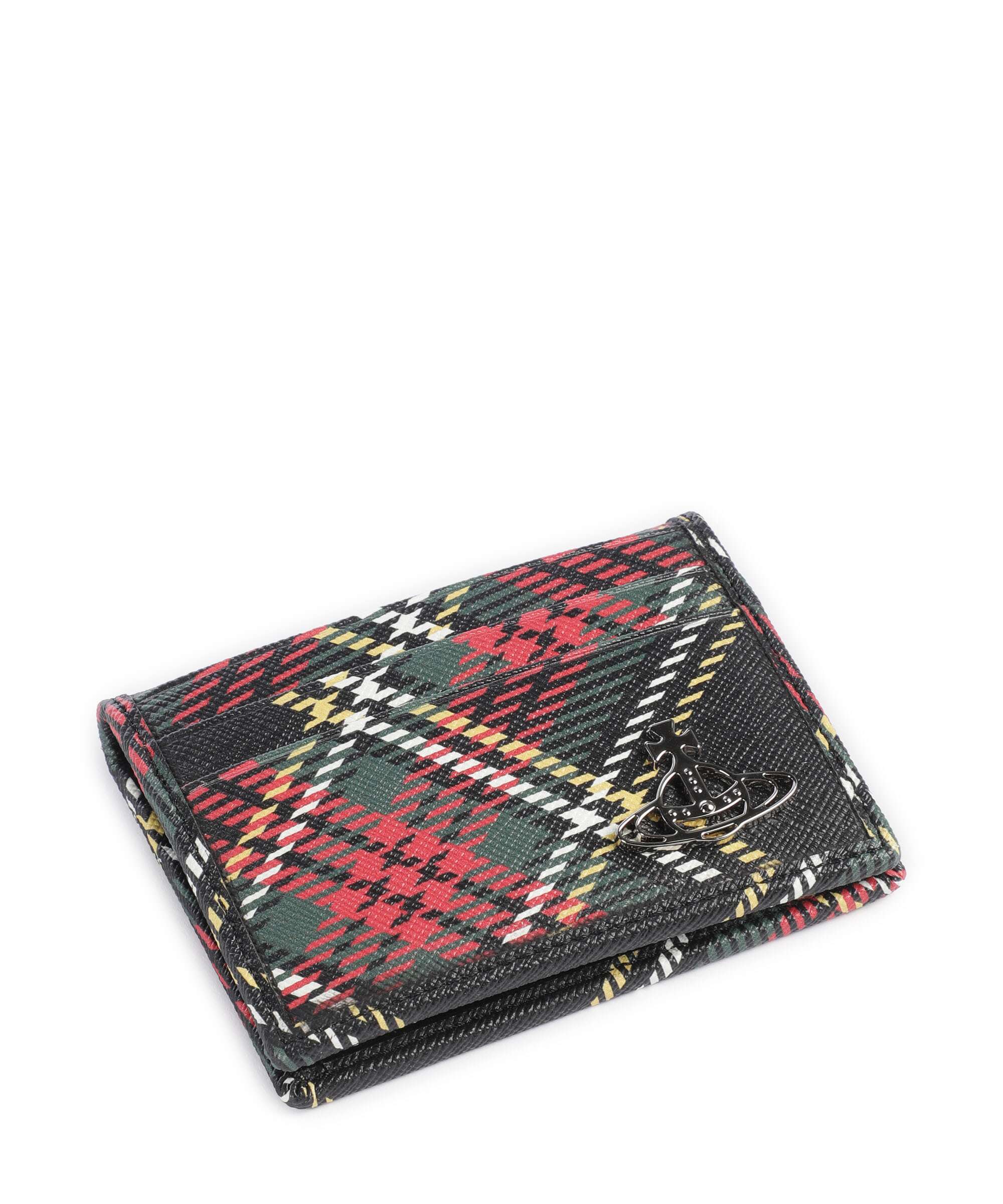 Vivienne Westwood Saffiano Printed Credit card holder chelsea tartan - Image 3