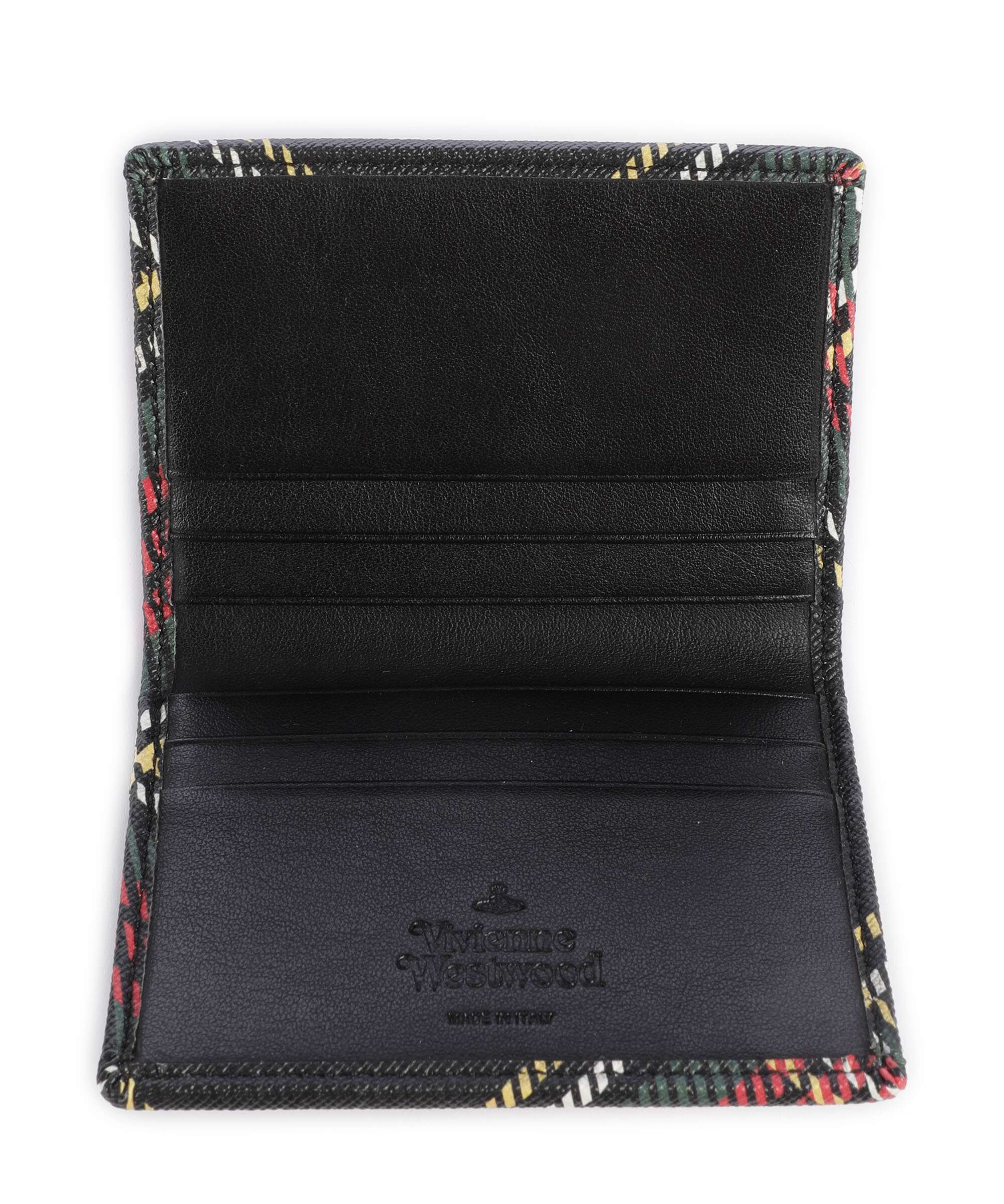 Vivienne Westwood Saffiano Printed Credit card holder chelsea tartan - Image 4
