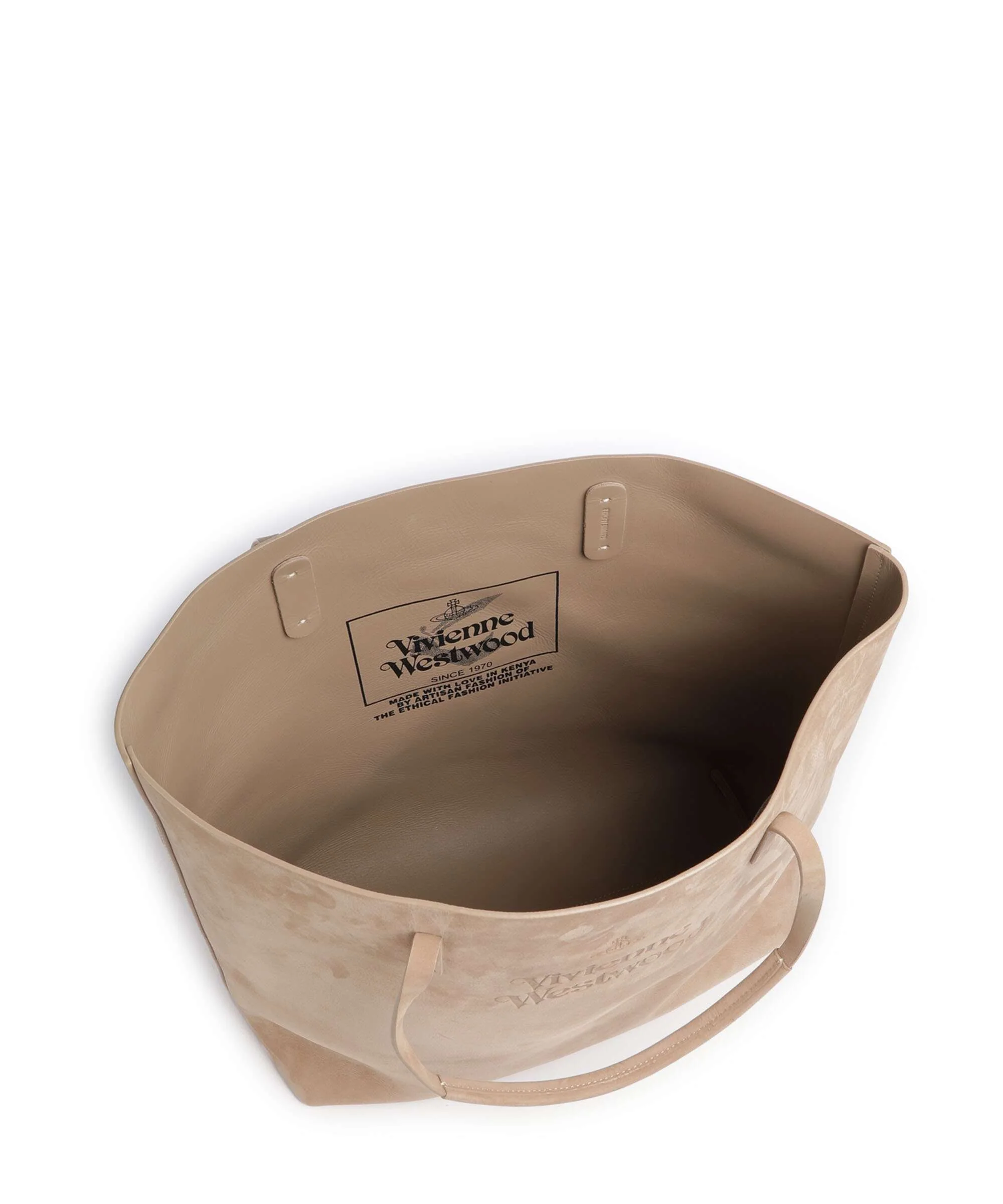Vivienne Westwood Studio Nubuck Tote bag beige - Image 6