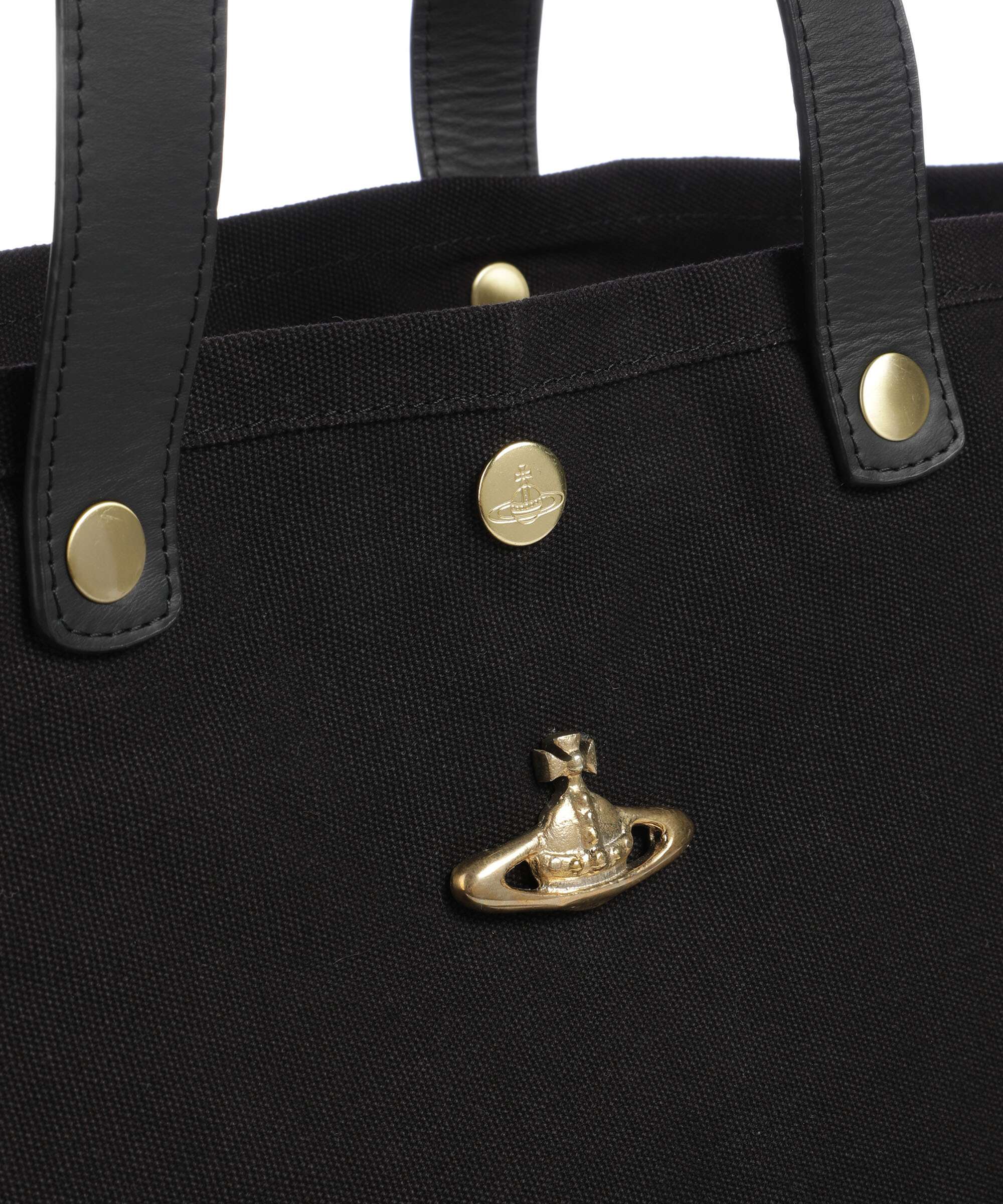 Vivienne Westwood Utility Canvas Tote bag black - Image 4