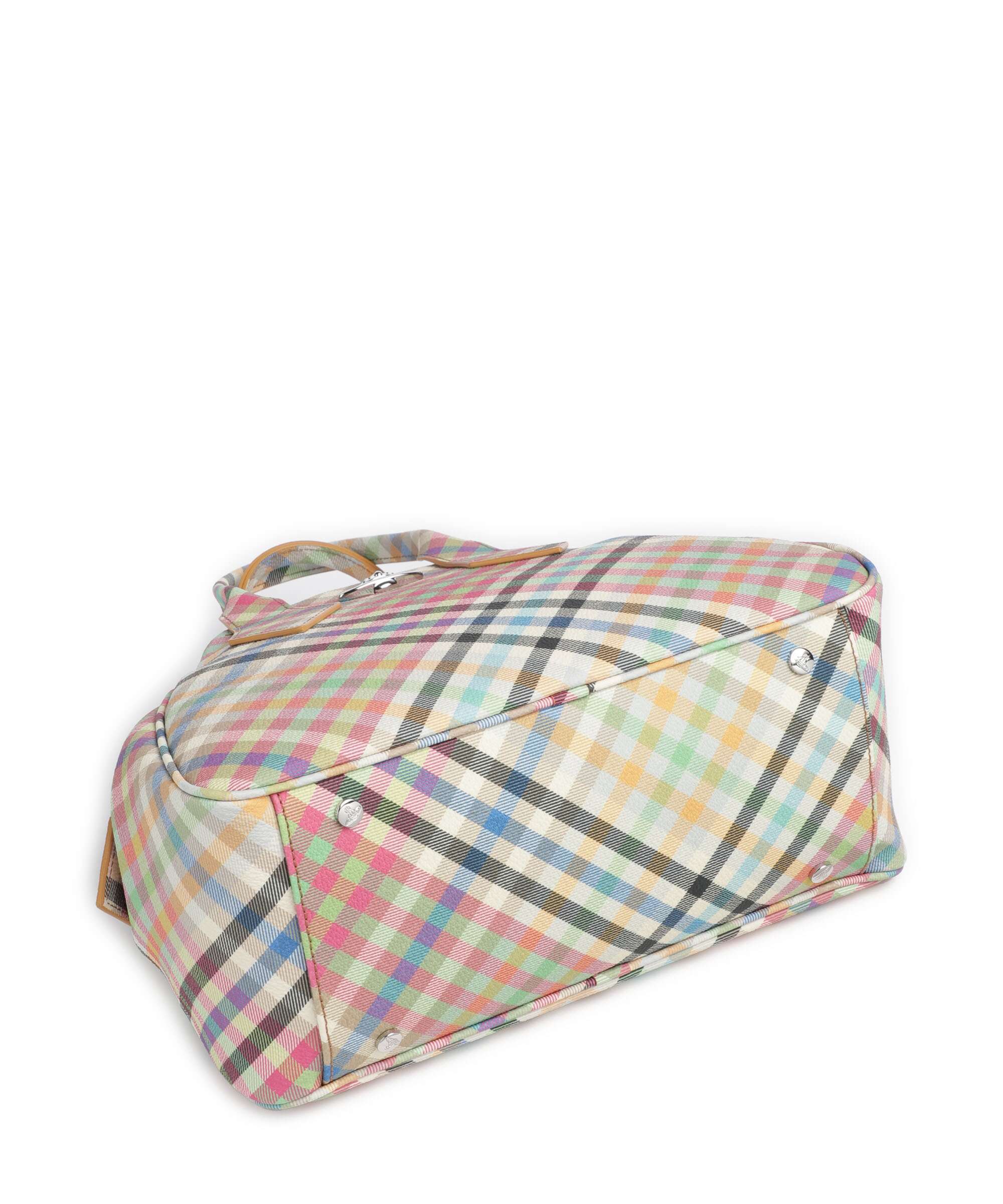 Vivienne Westwood Yasmine Buccia D'Arancia Medium Handbag heather plaid - Image 4