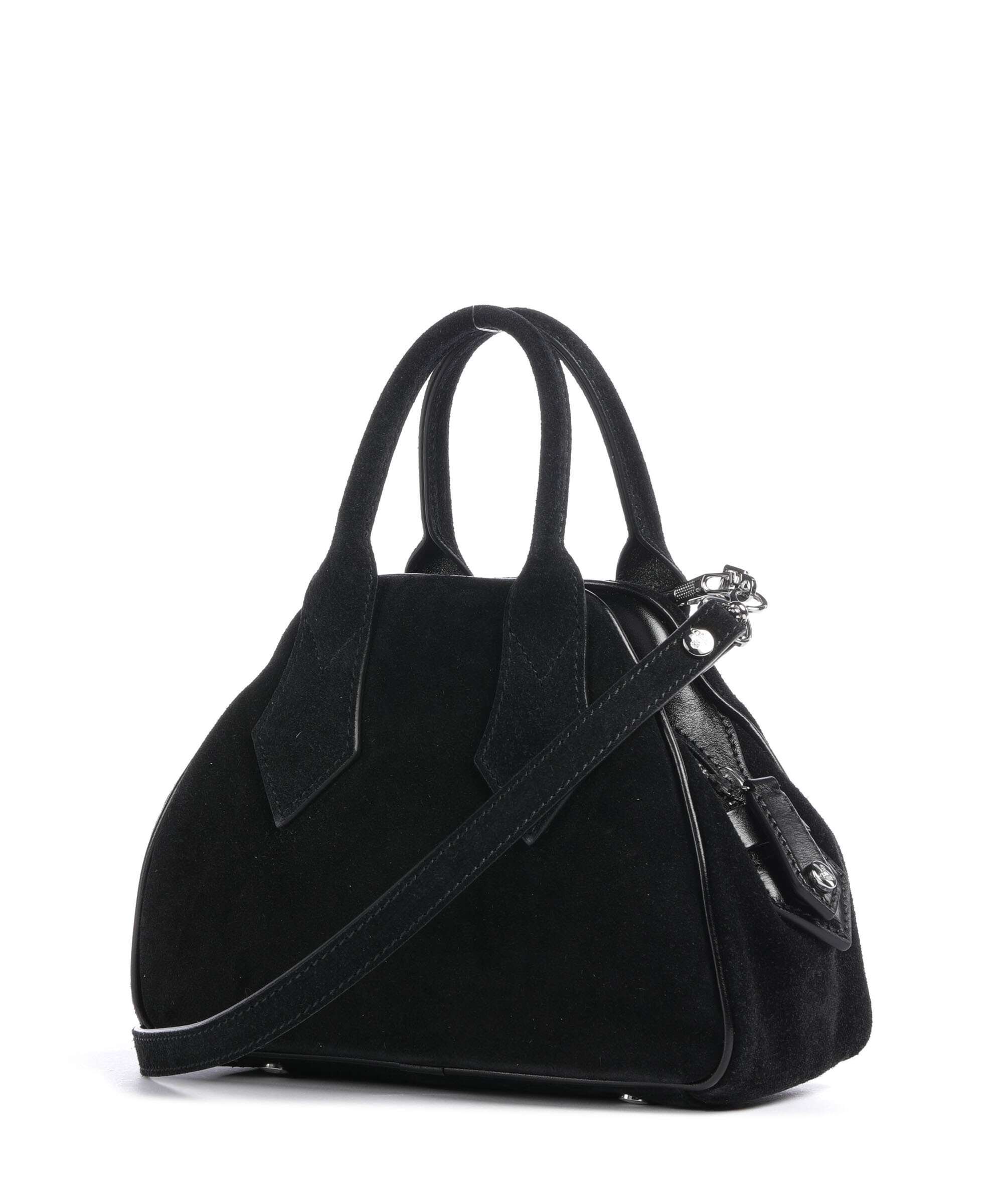 Vivienne Westwood Yasmine Suede Small Handbag black - Image 2