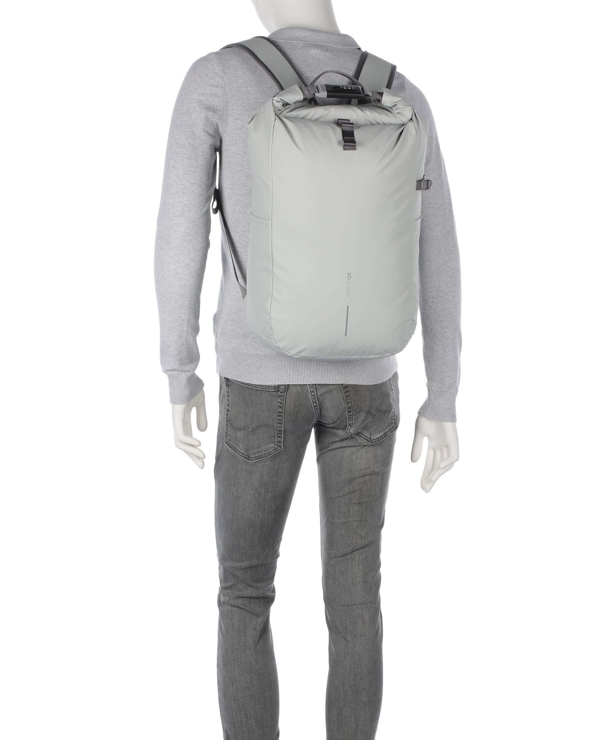 XD Design Urban Rolltop backpack offwhite - Image 4