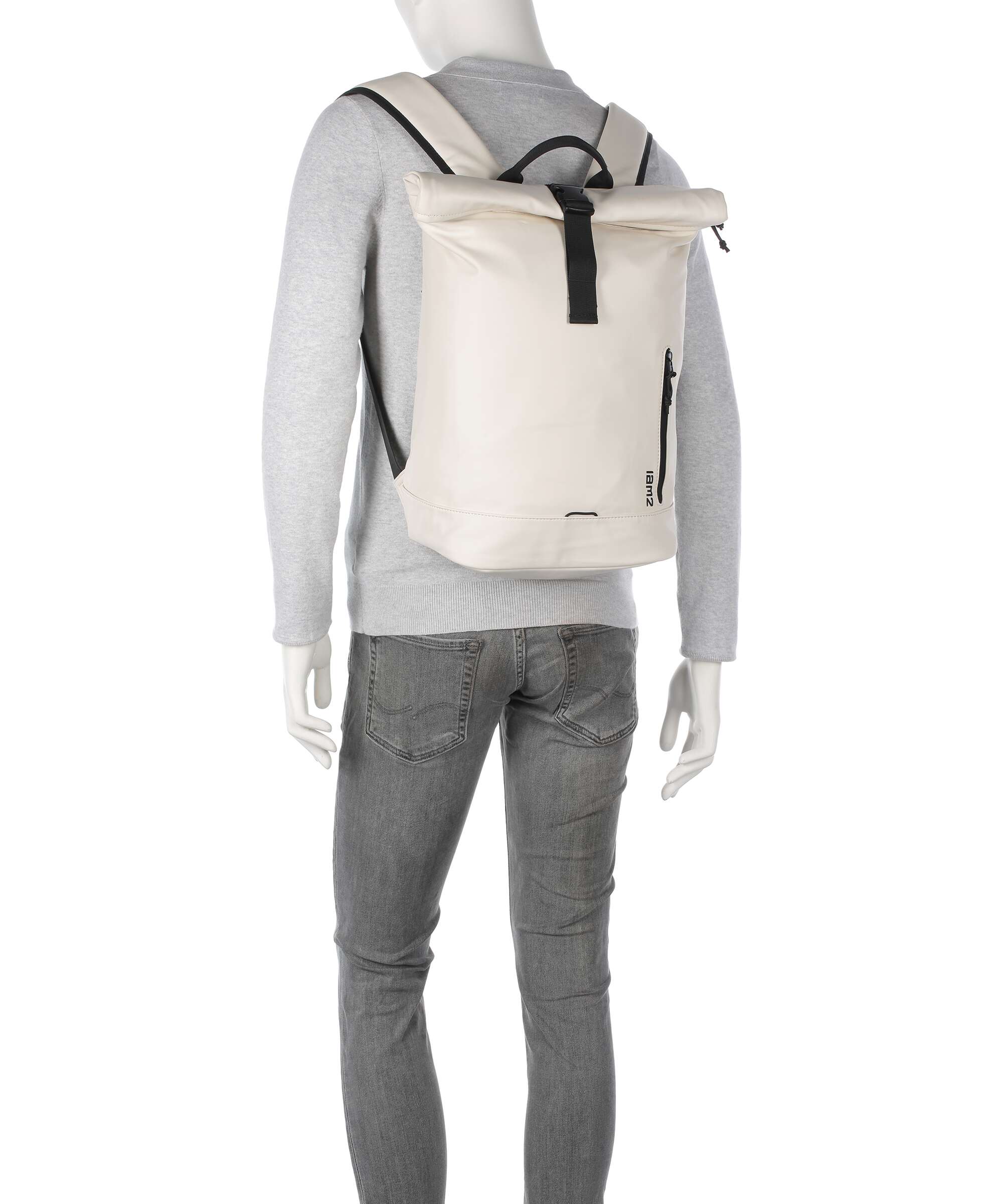 Zwei Cargo CAR200 Rolltop backpack white/bordeaux - Image 4