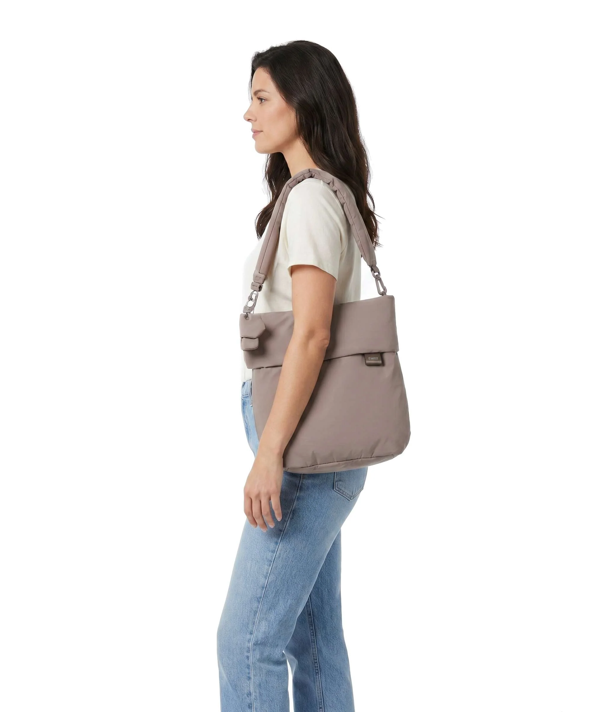 Zwei Hannah HA12 Hobo bag cappuccino - Image 3
