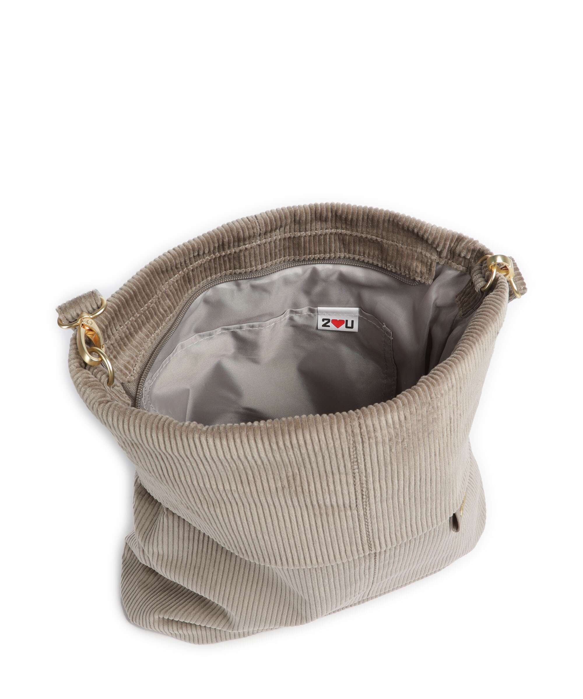 Zwei Mademoiselle.M M12 Hobo bag cord mocca - Image 7