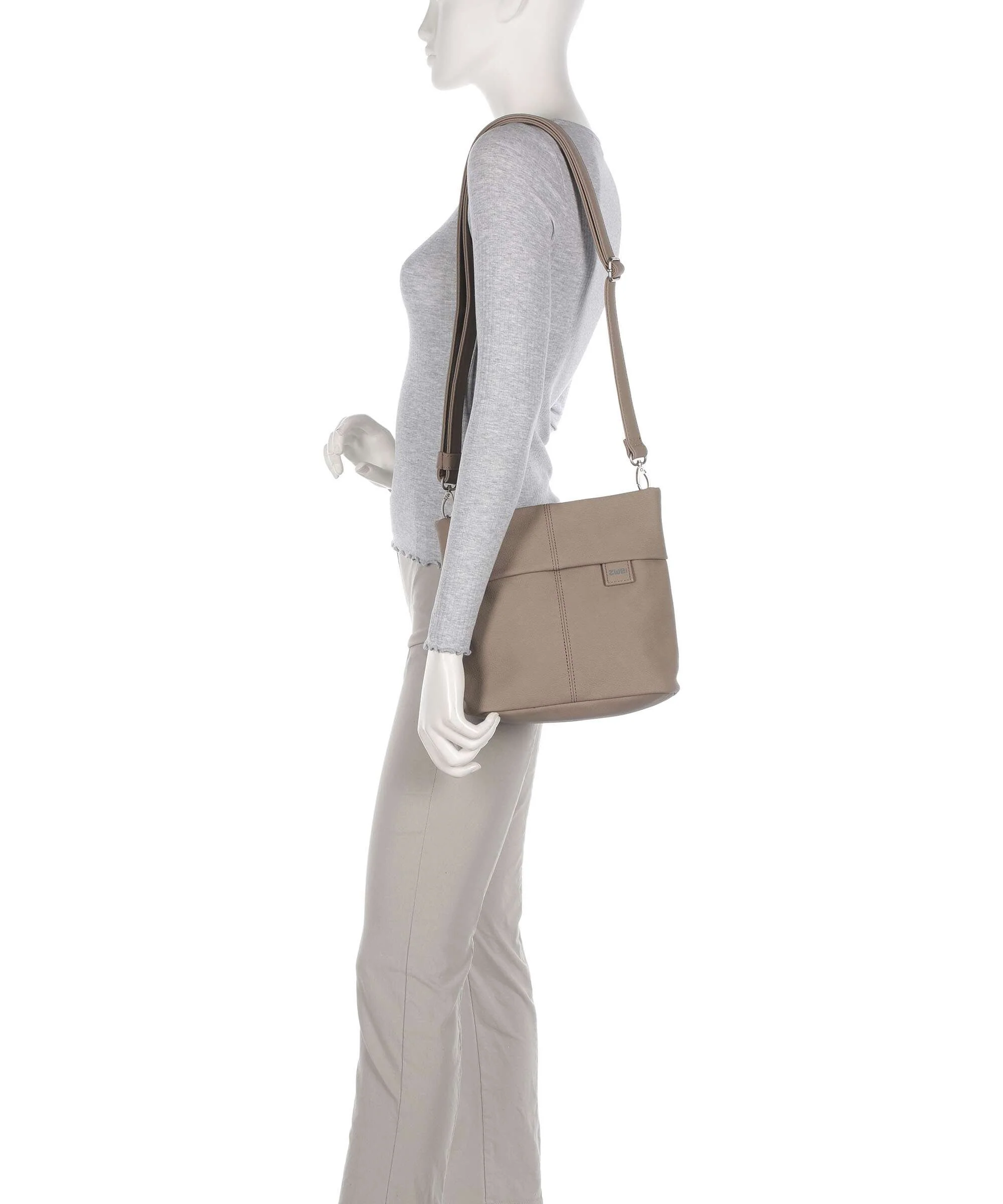 Zwei Mademoiselle.M M8 Shoulder bag nubuk cappuccino - Image 3