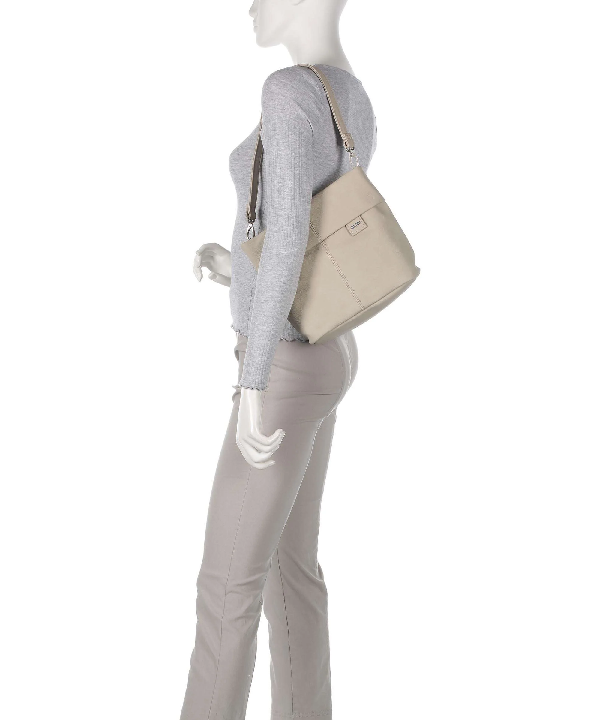 Zwei Mademoiselle.M M8 Shoulder bag nubuk linen - Image 3