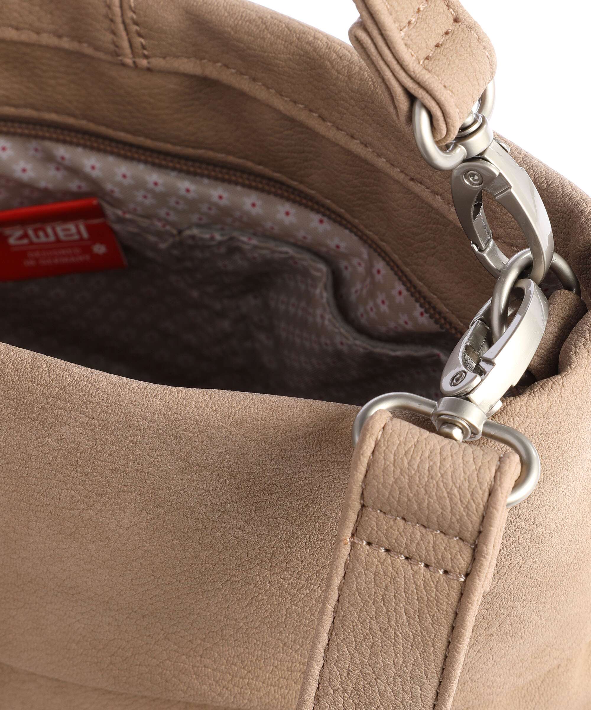 Zwei Mademoiselle.M M8 Shoulder bag nubuk sand - Image 4